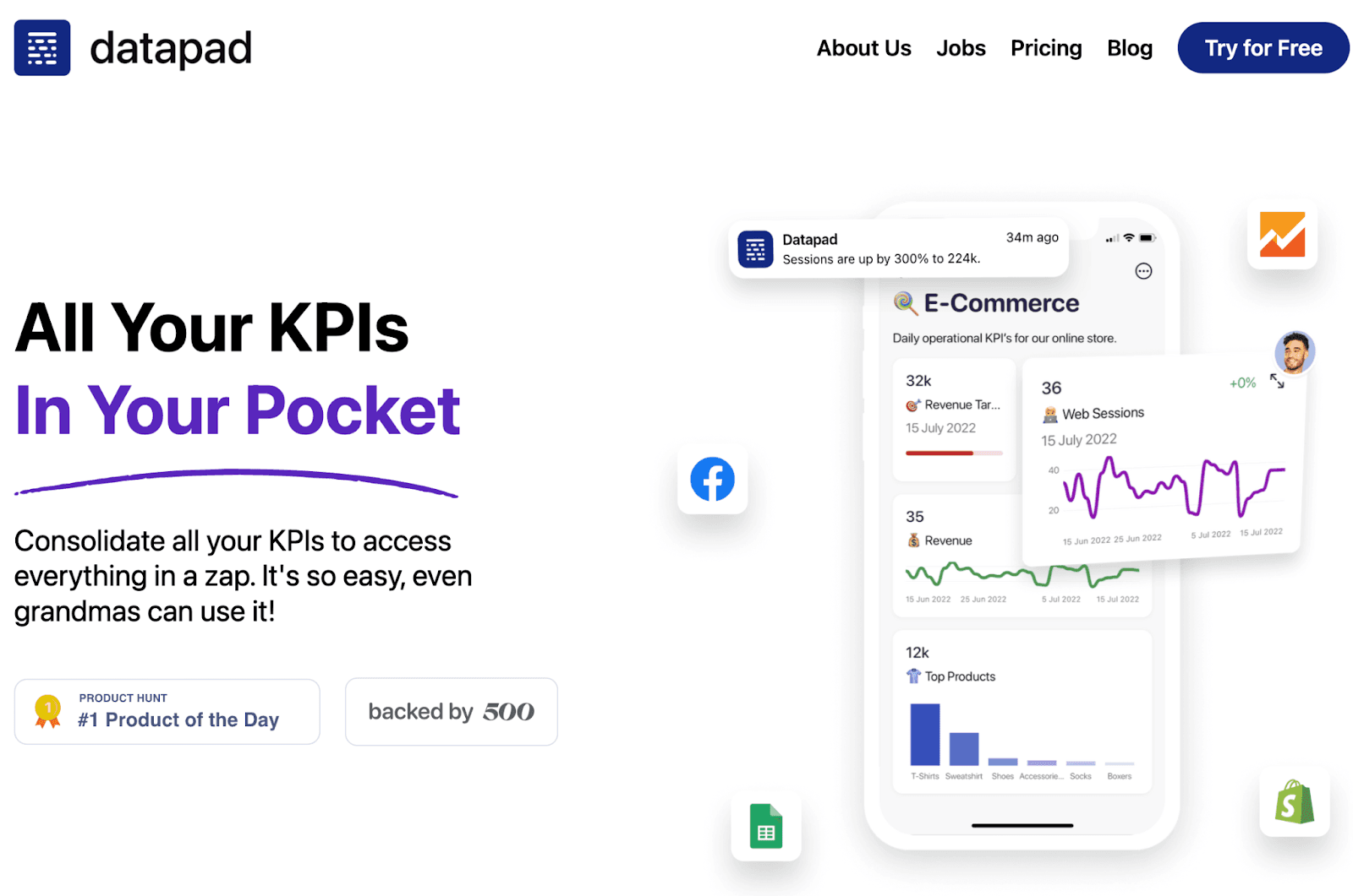 datapad marketing dashboard software