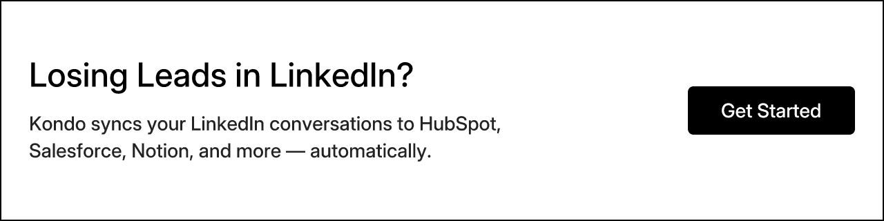 Losing Leads in LinkedIn?