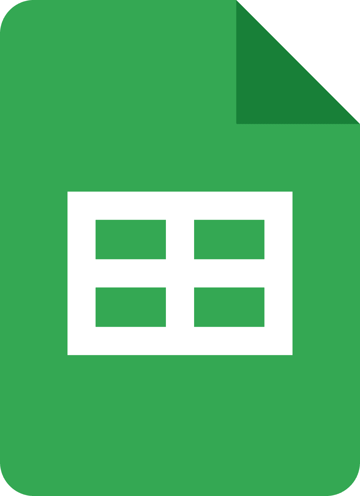 Google sheets logo