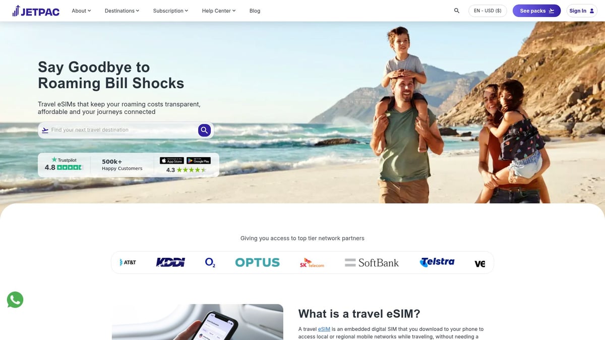 Top 7 Best e Sim Choices for Travelers in 2025 - Jetpac