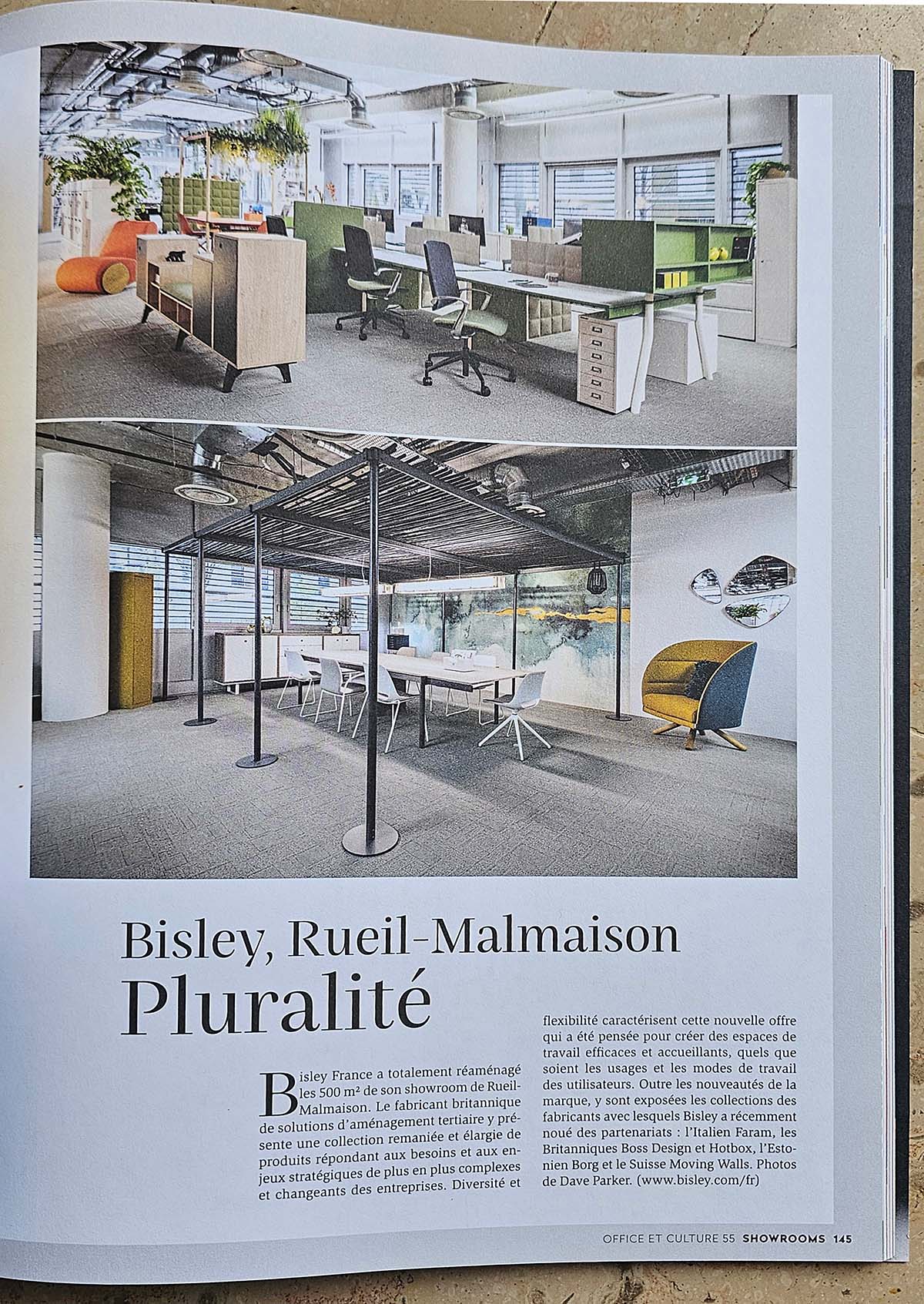 Article magazine office&culture 55