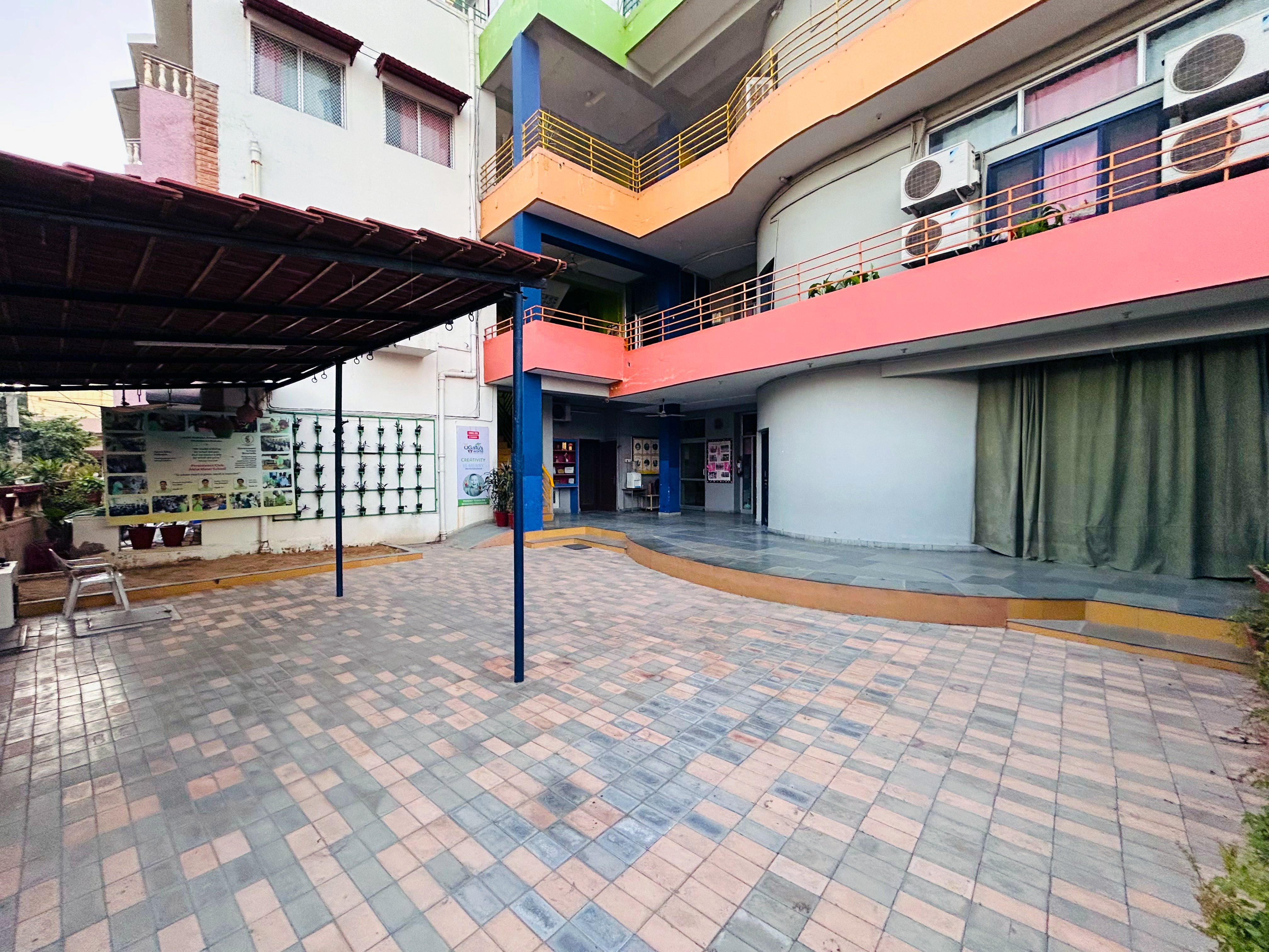 A teacher is helping a student with an assignment