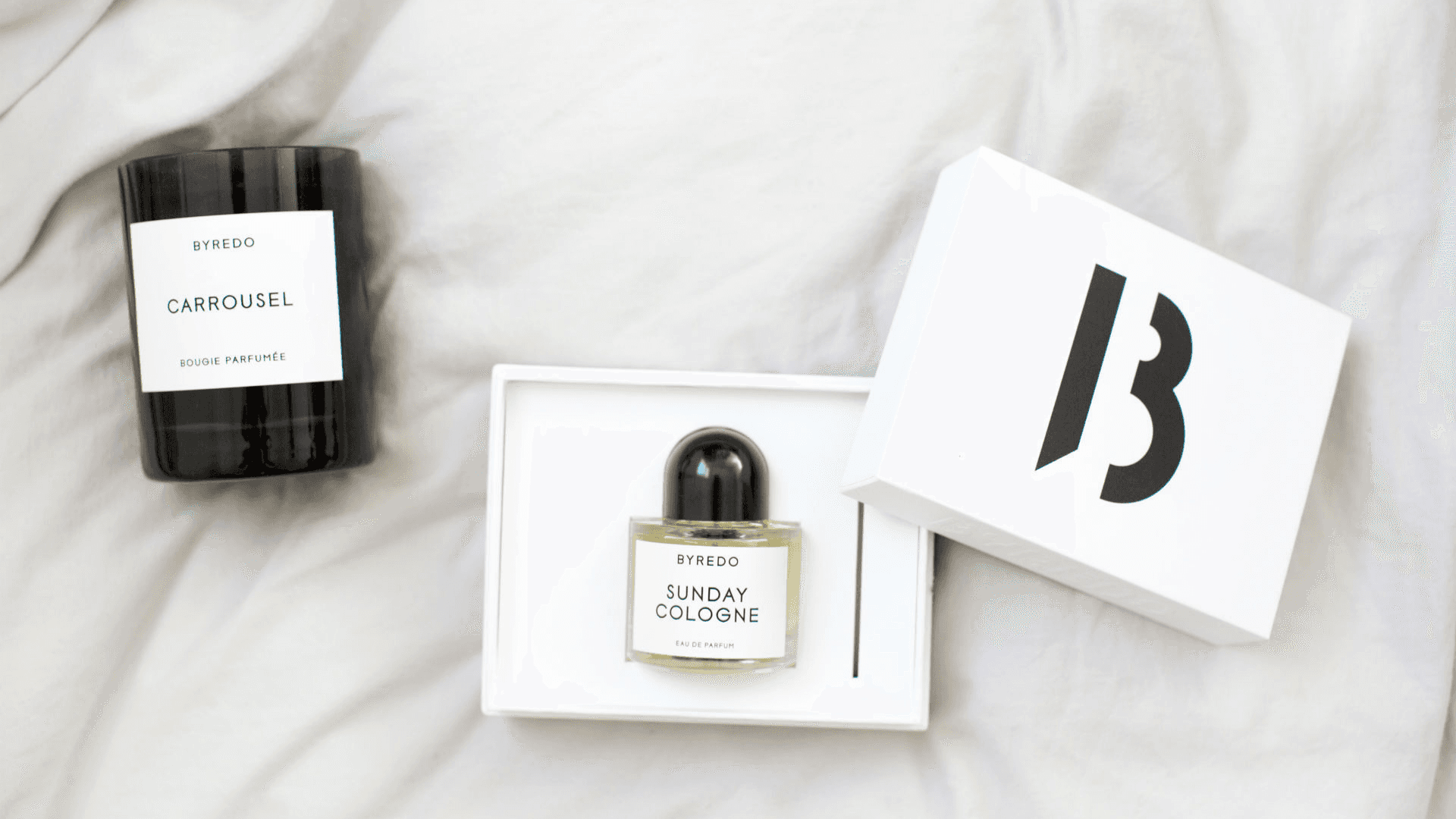Byredo items in a flat lay