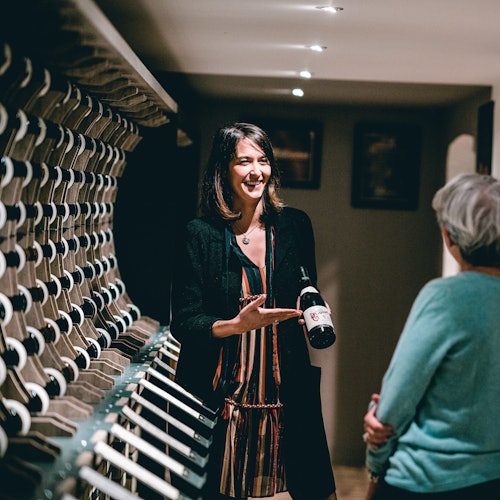 Vinoteka u sklopu vinarije Brotte.