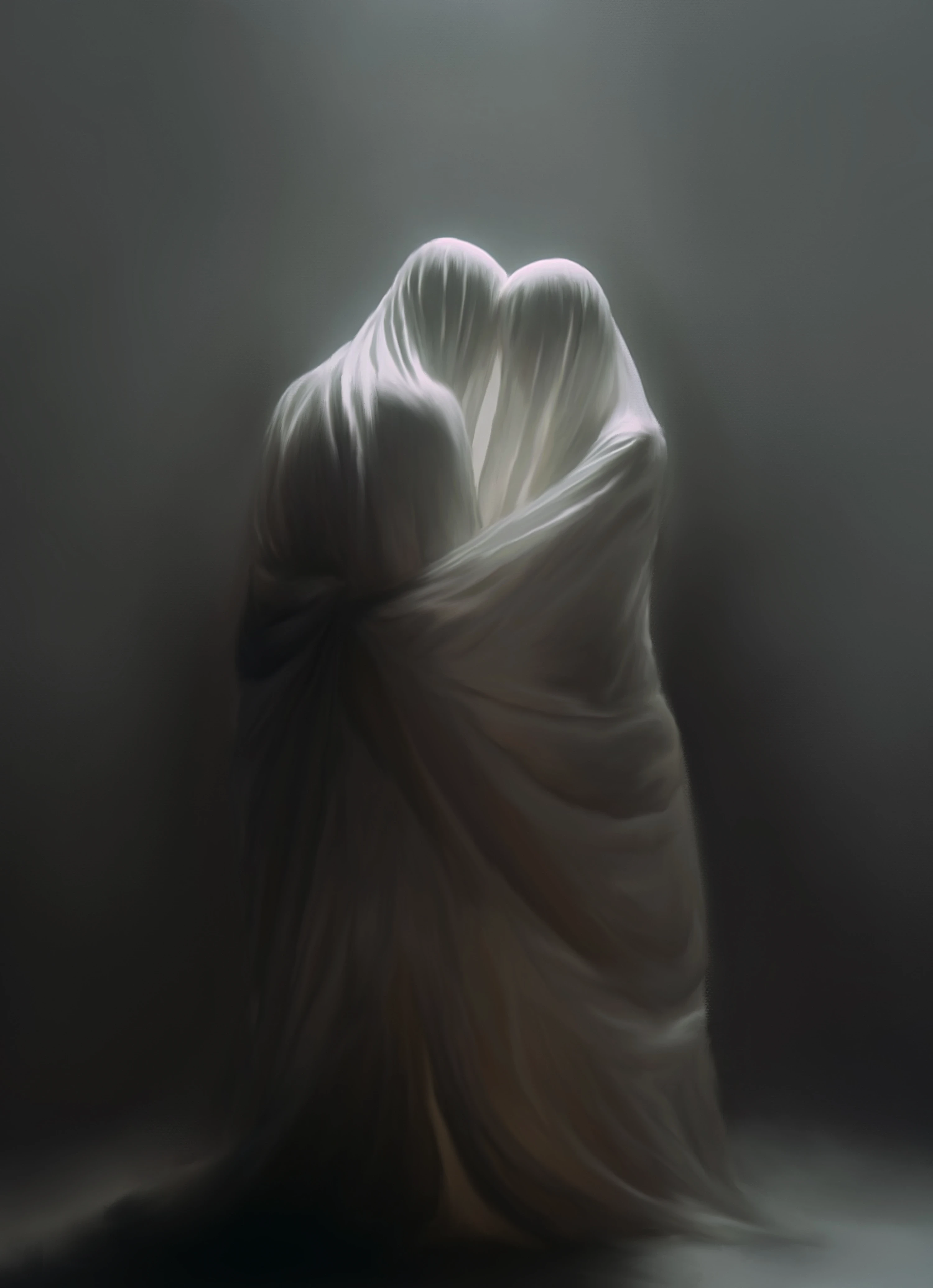 Girl on light