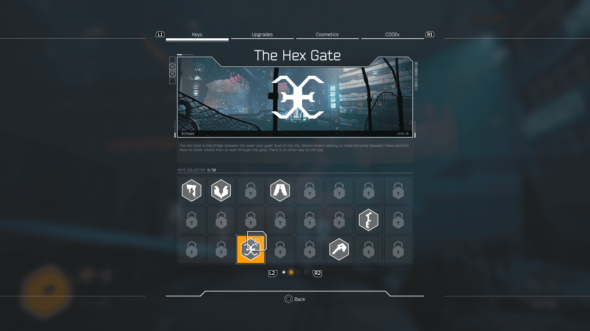 Ghostrunner Fan Concept key menu UI cover image