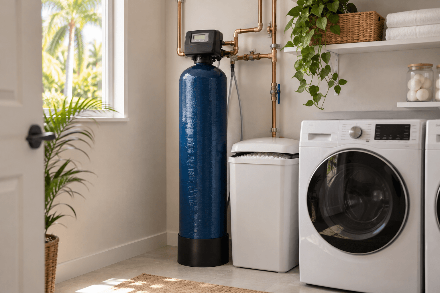 Home water softener solution