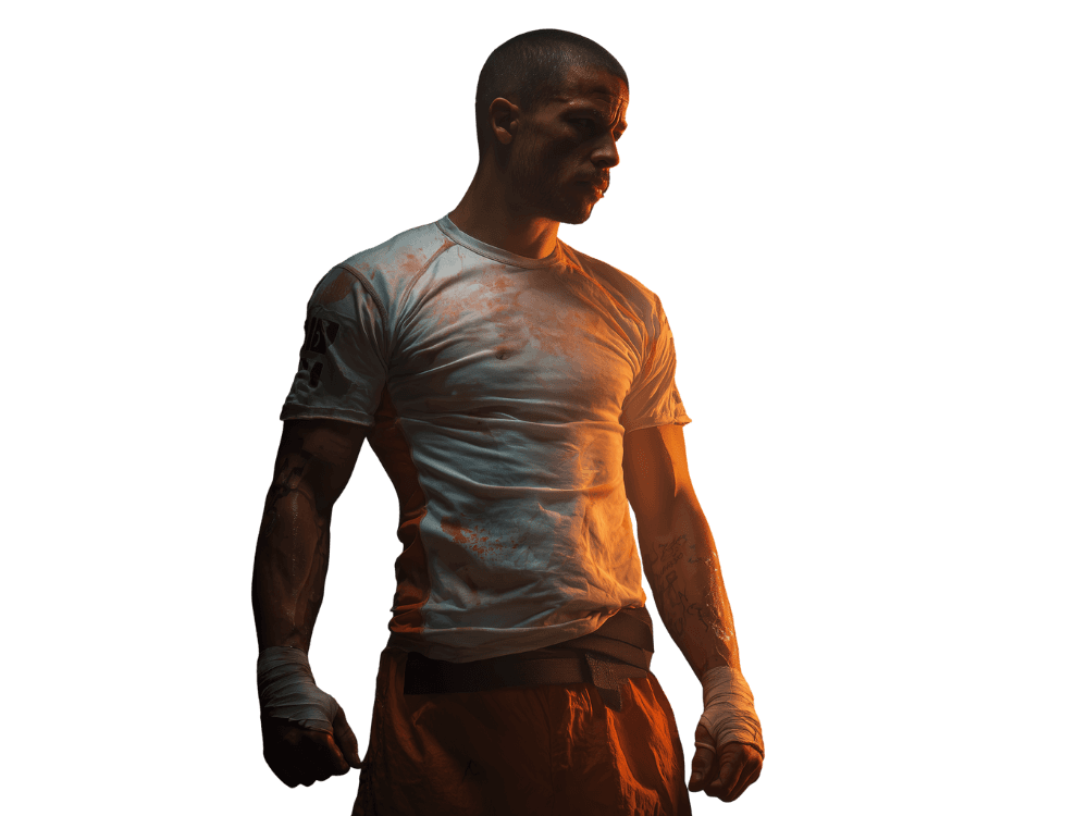 krav maga fighter in standing pose