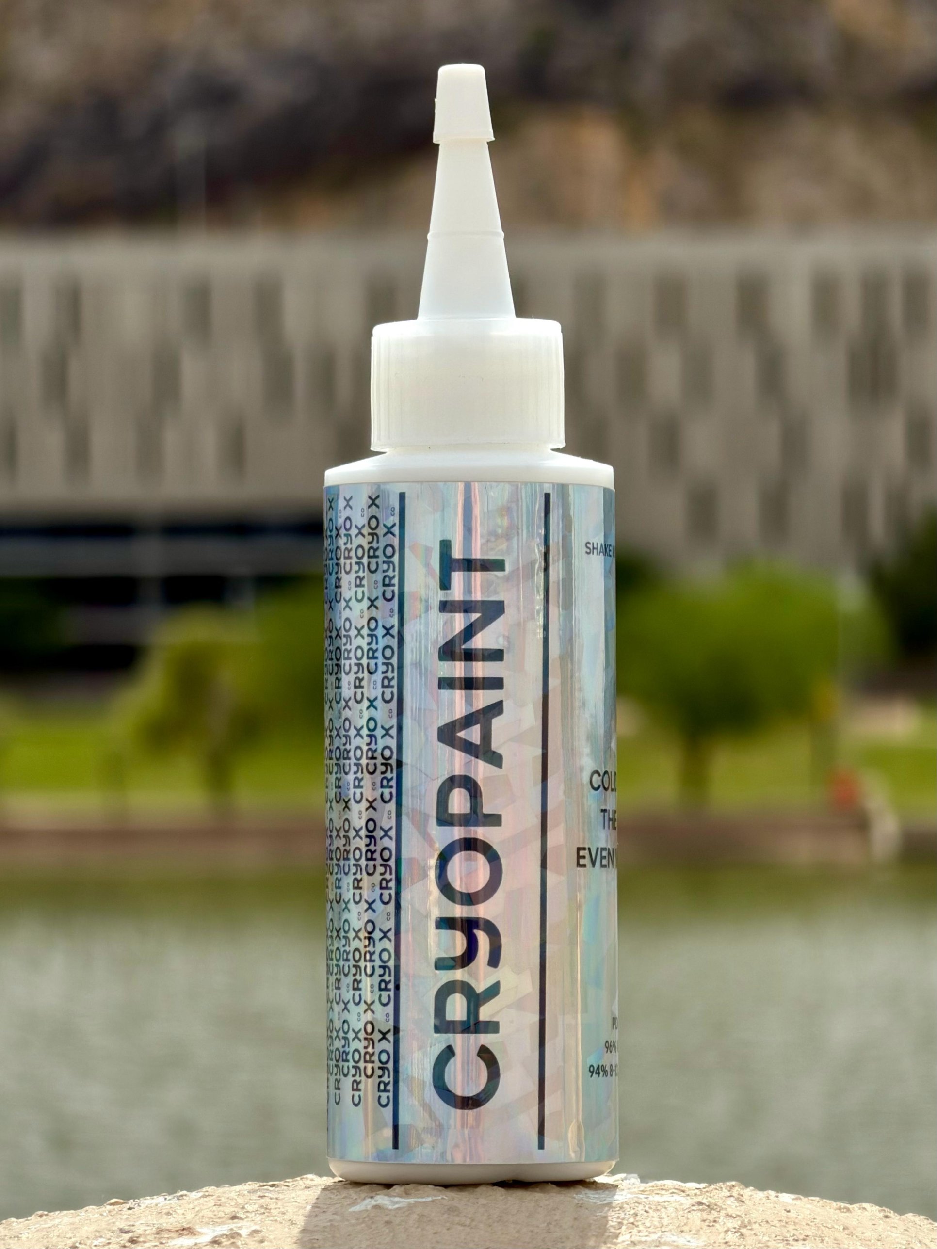 A 4 oz bottle of CryoPaint