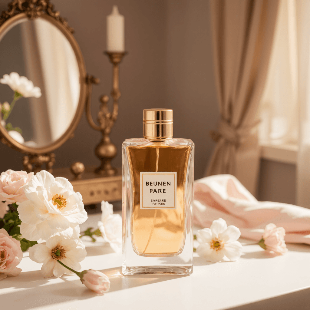 product photography of perfume