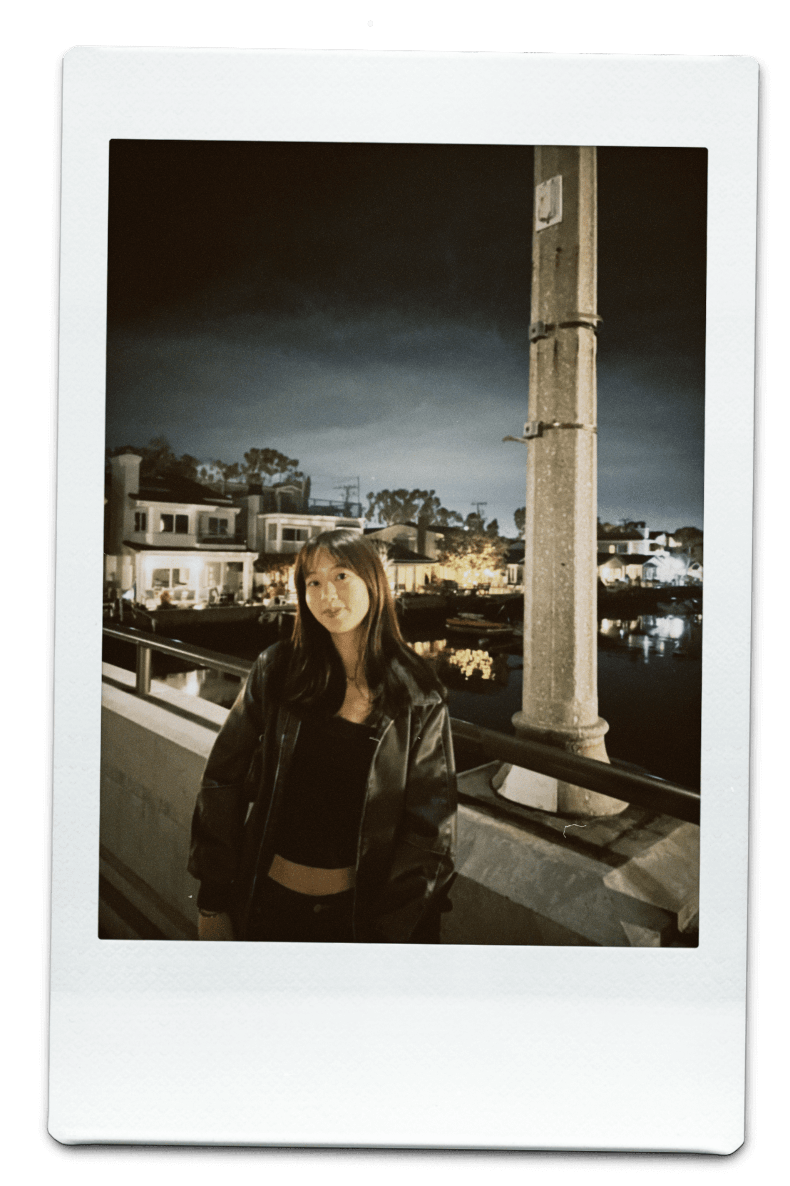 Vintage Car Under Palm Trees