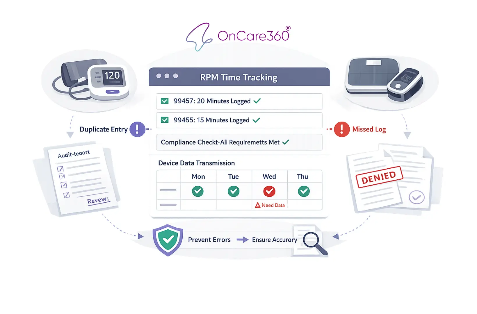 RPM Time Tracking Errors That Lead to Denials