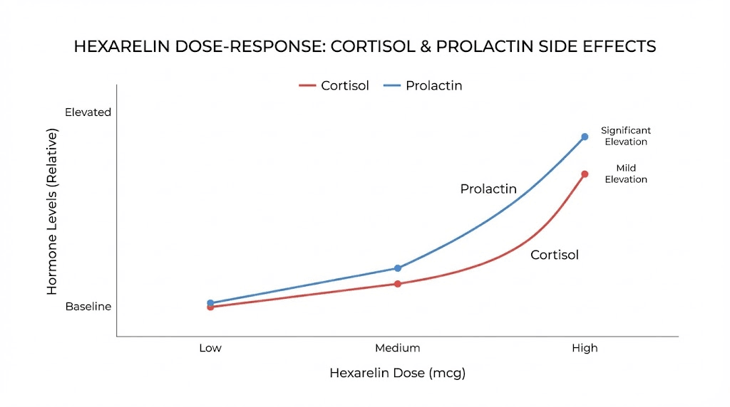 Hexarelin side effects dose-response relationship chart