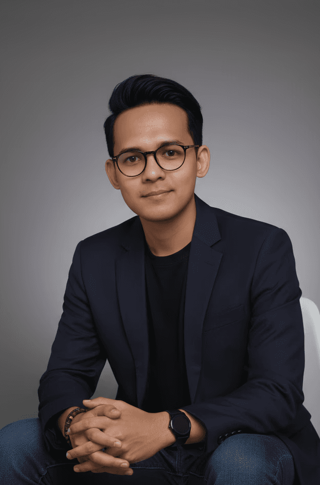 Portrait of portfolio creator