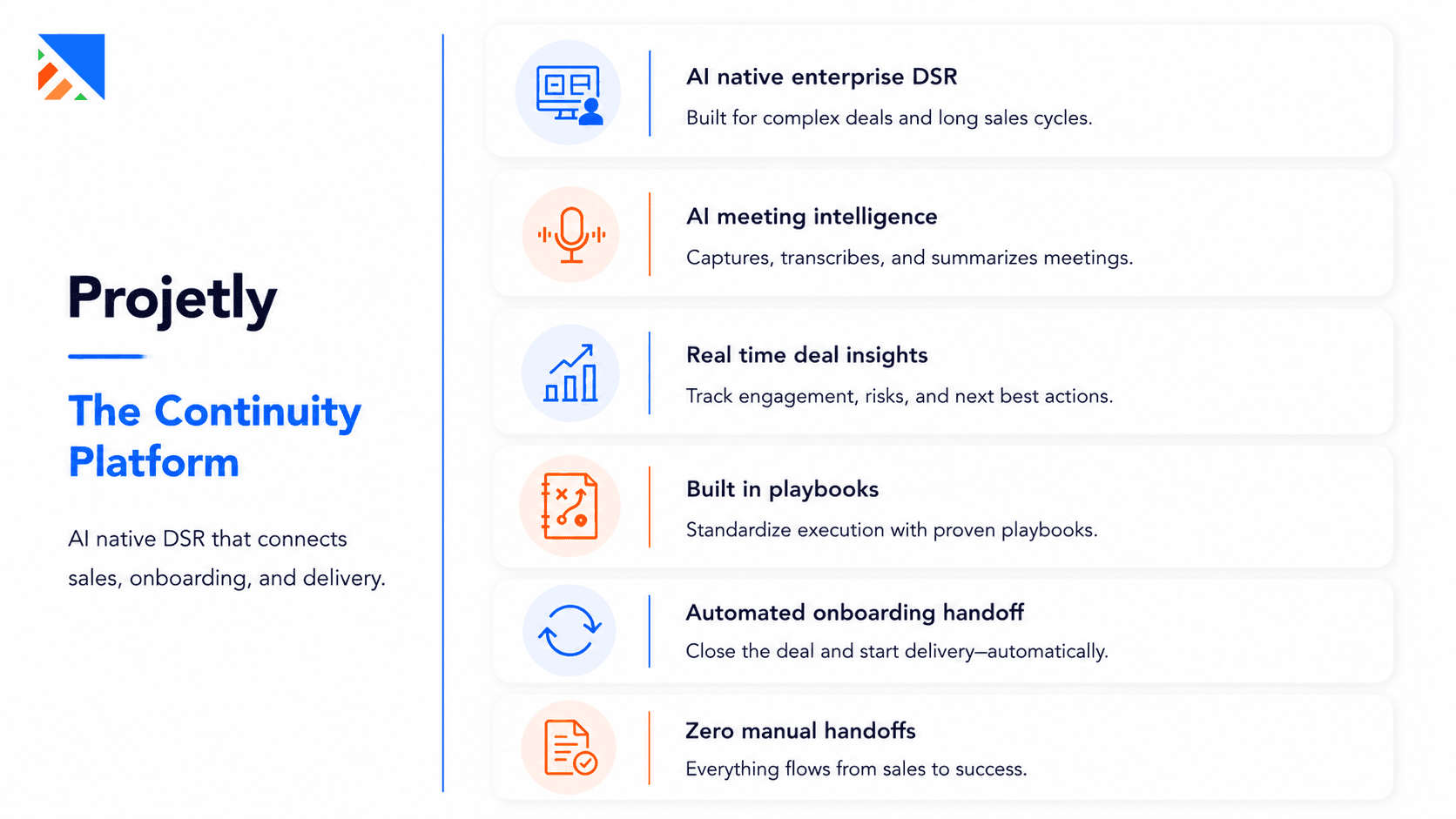 Projetly: The Continuity Platform