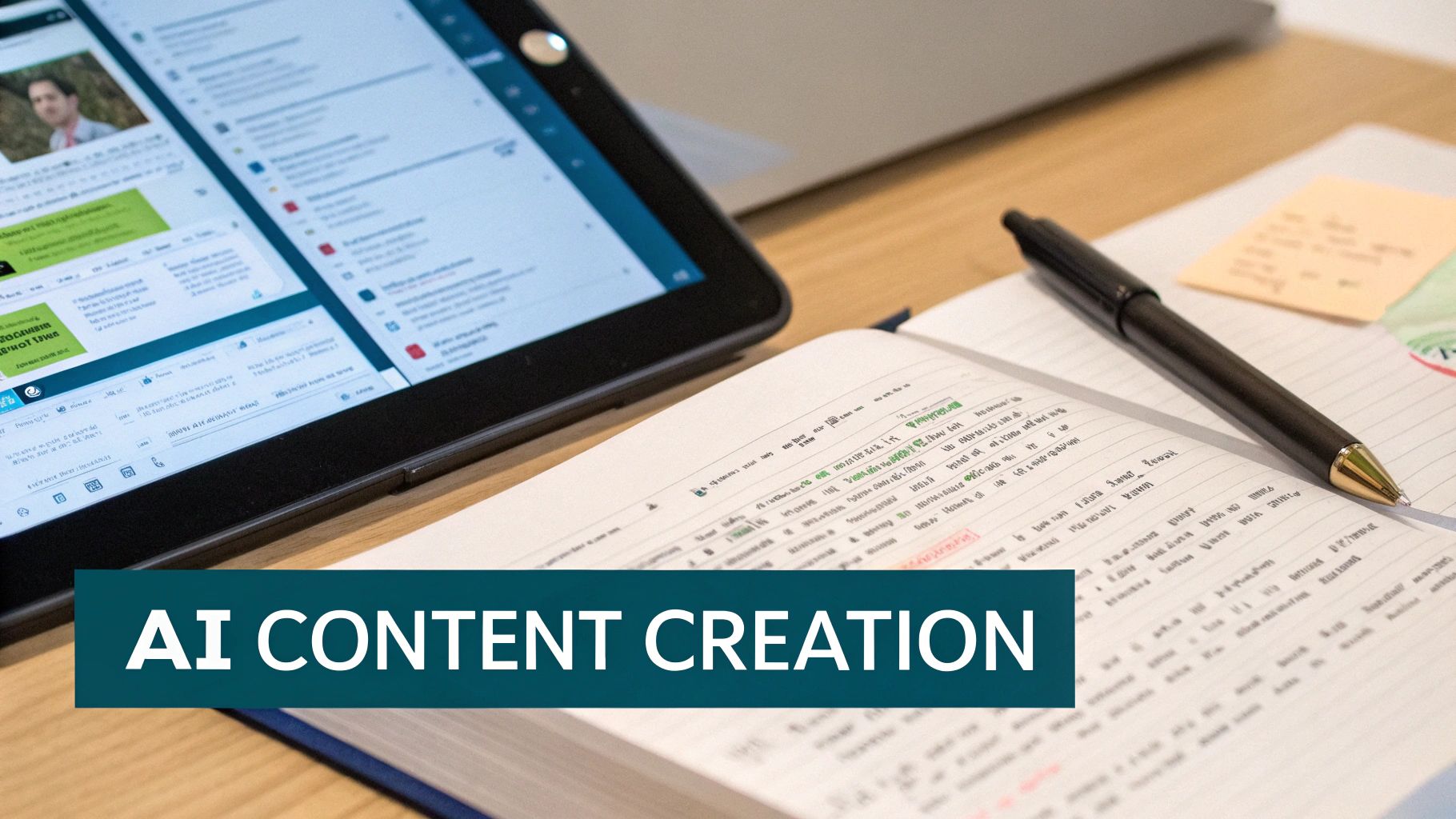 A split image showing the Postline.ai interface on one side and the Taplio interface on the other, both highlighting their AI content generation features.