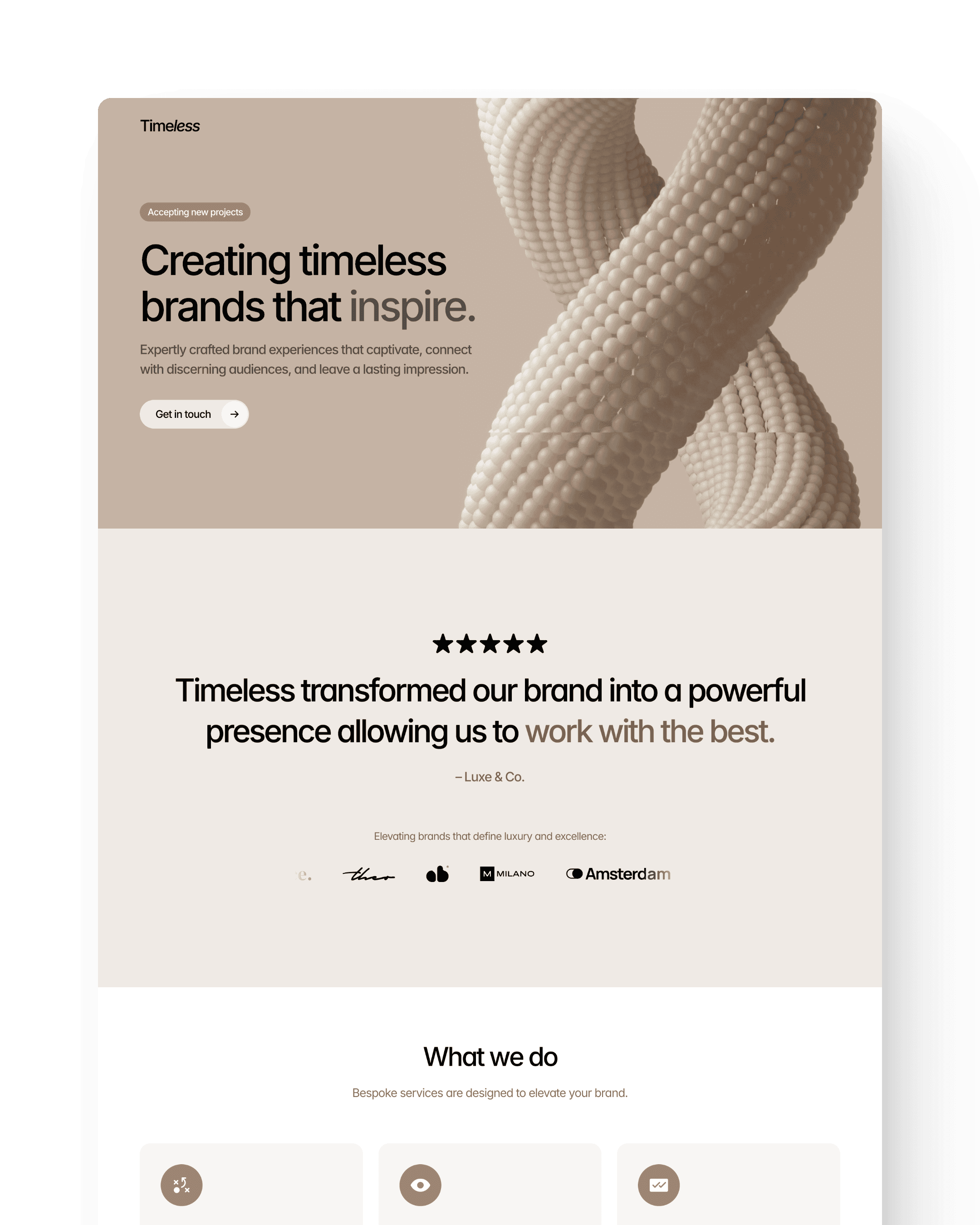 A mobile app interface displaying a promotional message about creating a business.