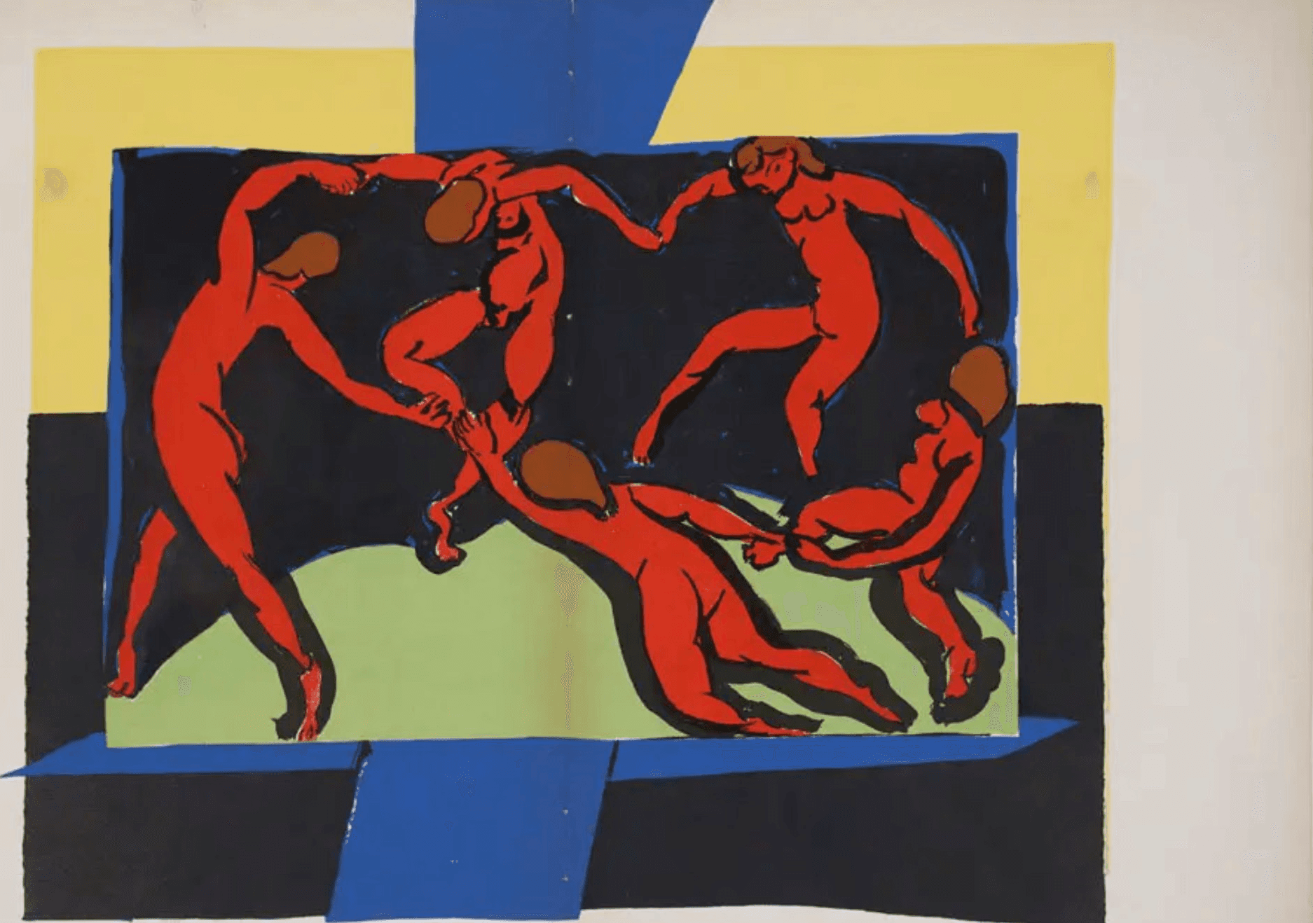 figures dancing in a circle