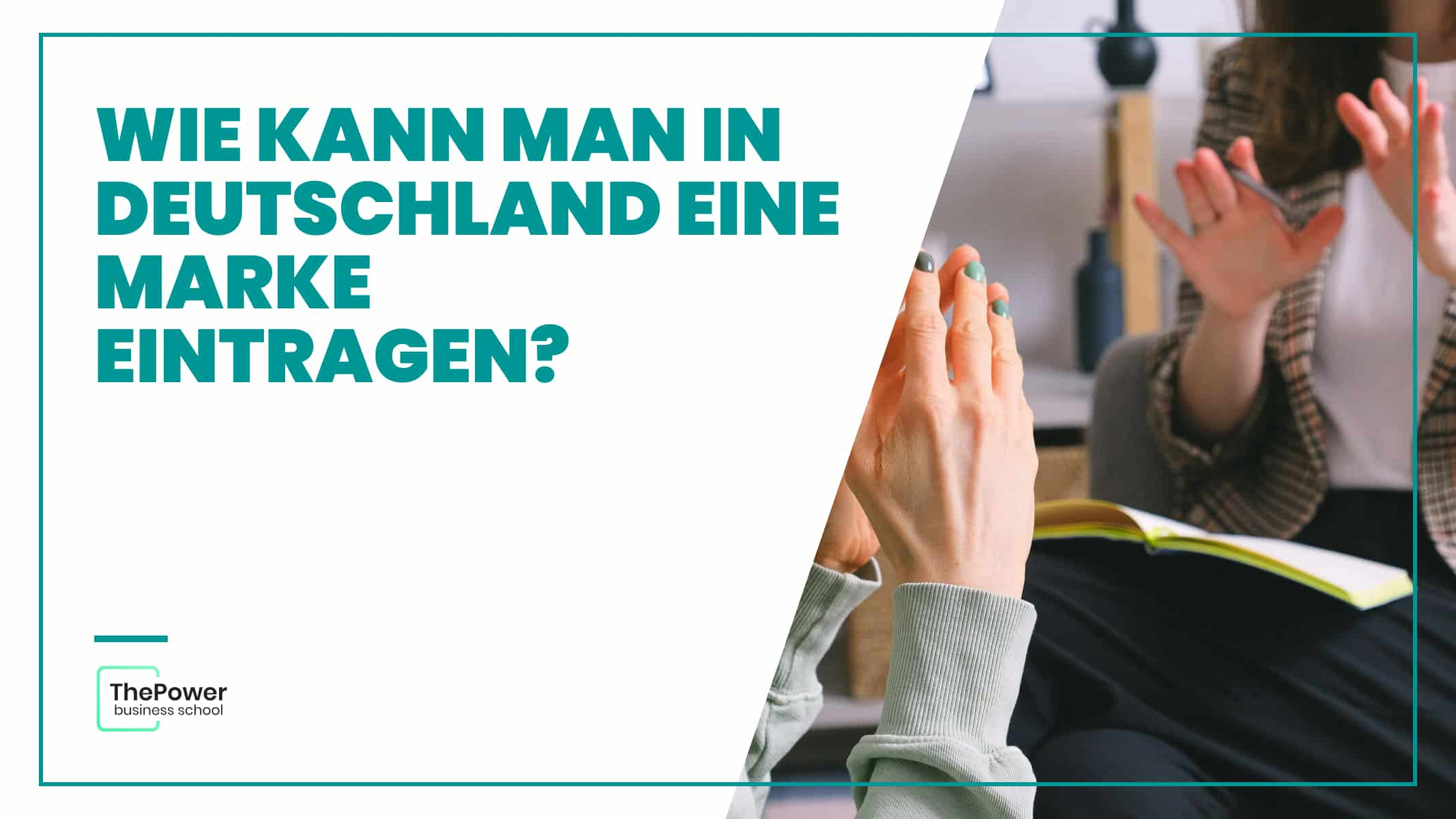 Wie kann man in Deutschland eine Marke eintragen?