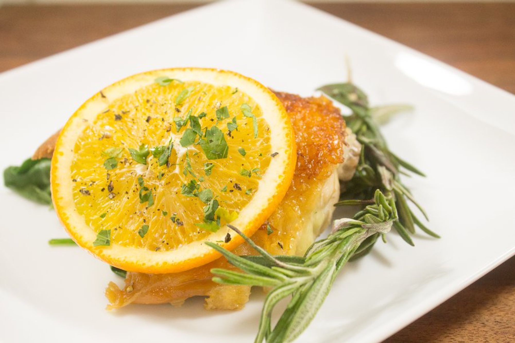 rosemary orange roasted chicken