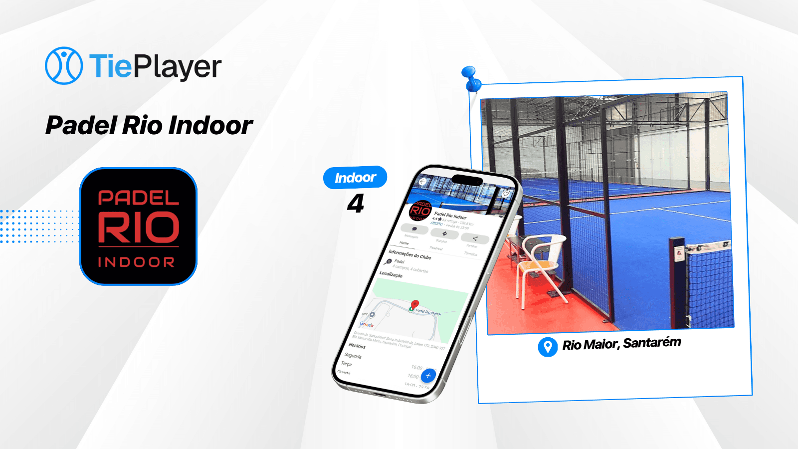 Book a padel court at Padel Rio Indoor