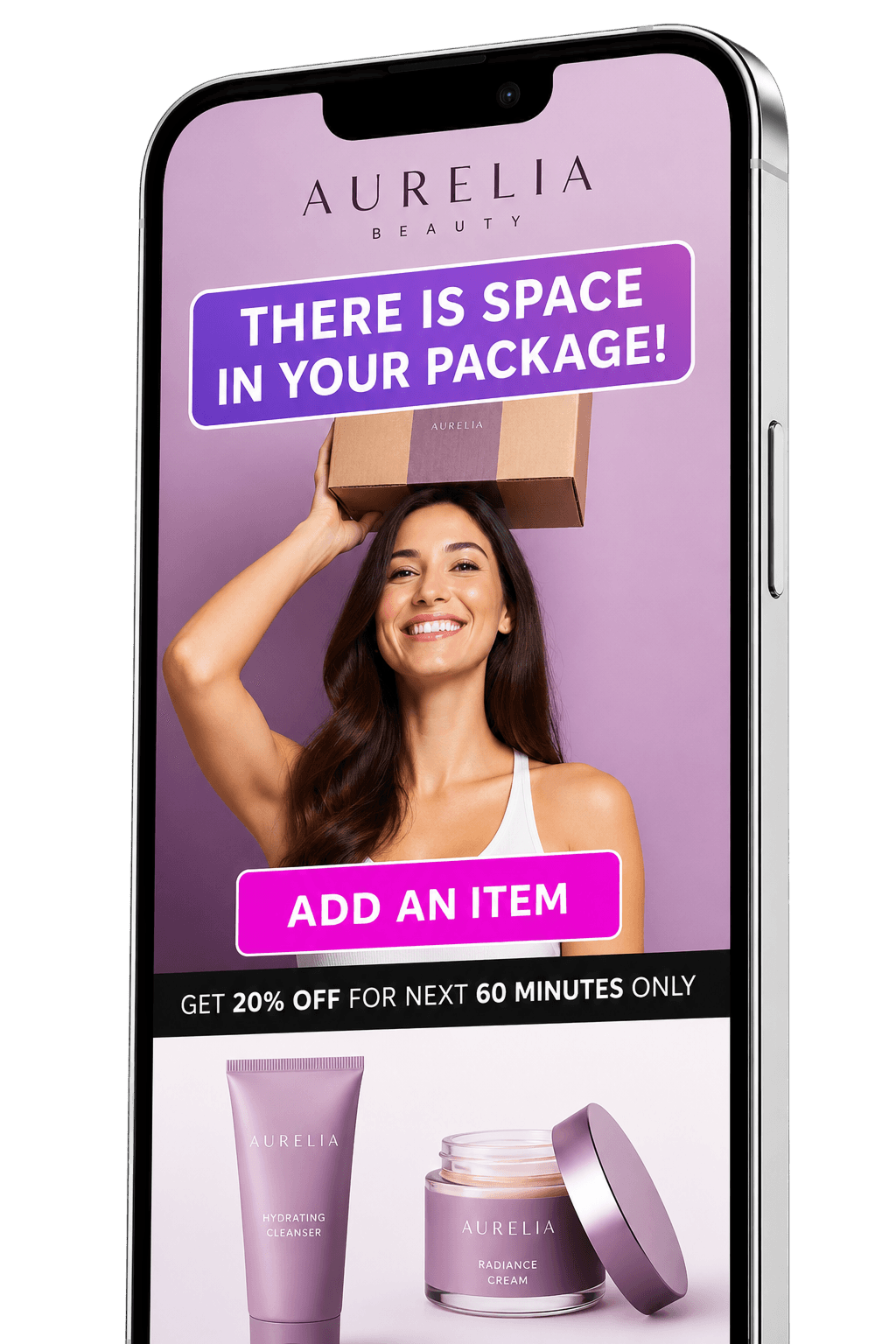 Post-purchase email on mobile showing Revize order editing confirmation