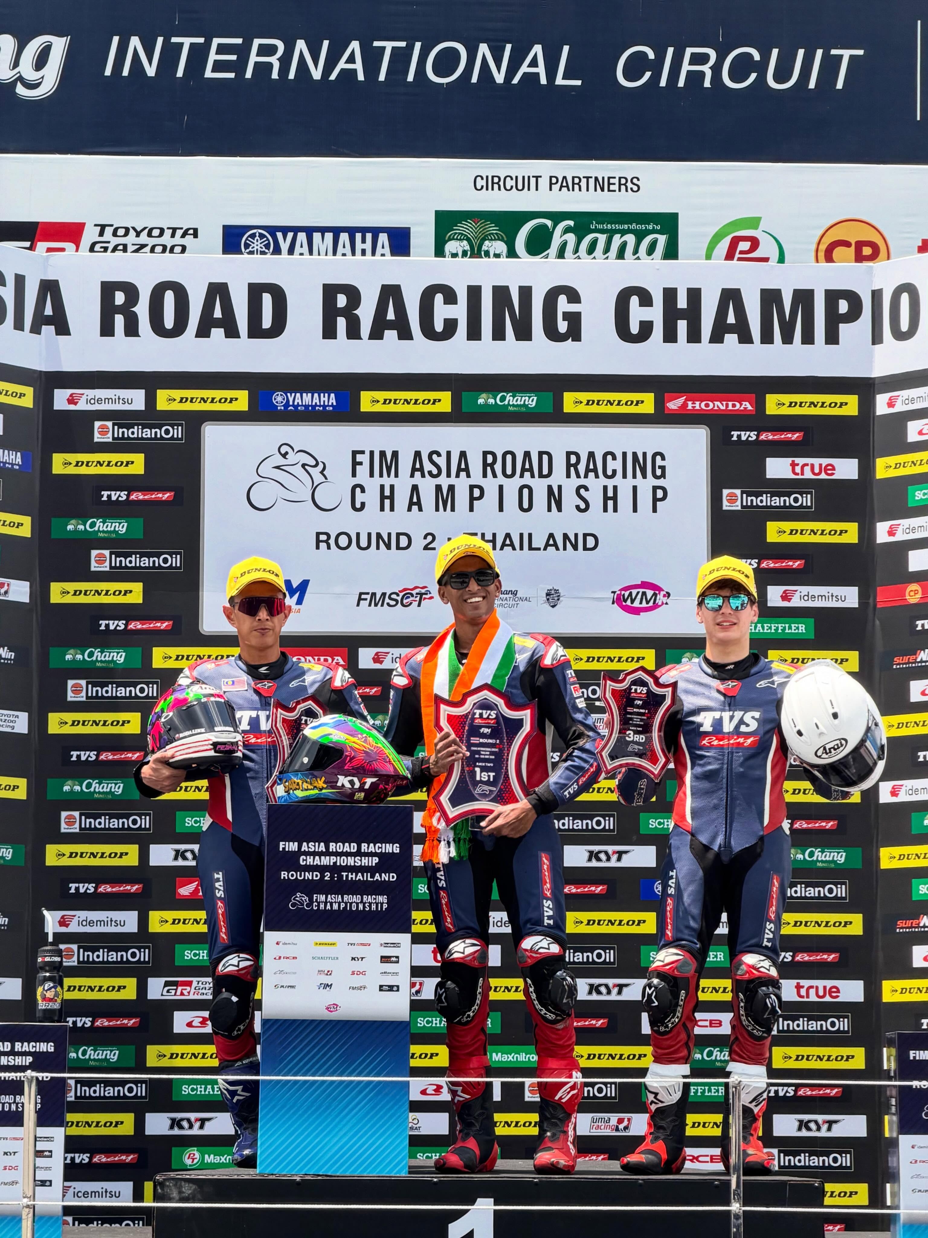 Round 2 of the 2026 Asia Road Racing Championship at Chang International Circuit produced a weekend of dominant rides, split victories, and tightly contested podium battles across every category on the programme.
