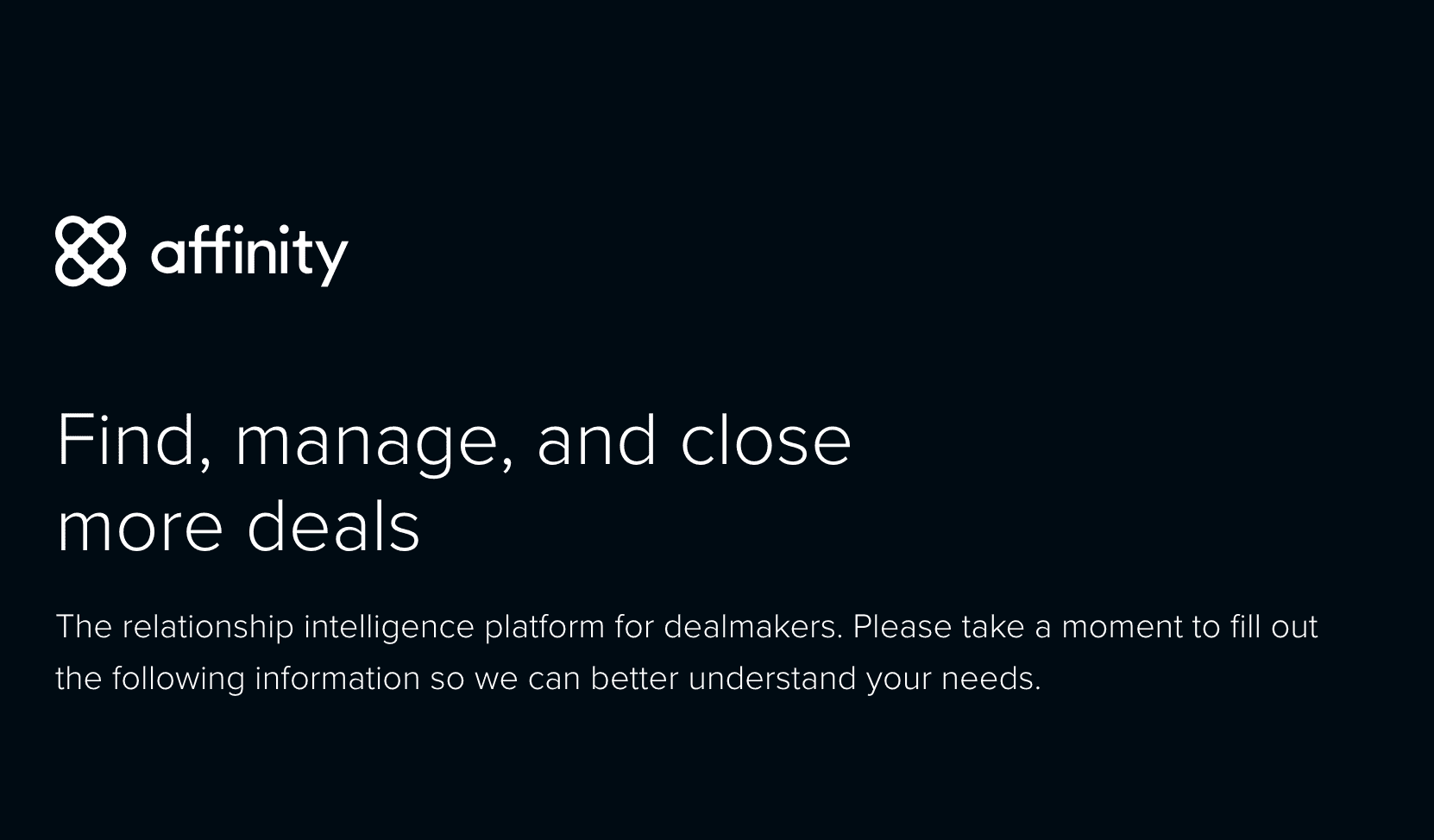 Affinity