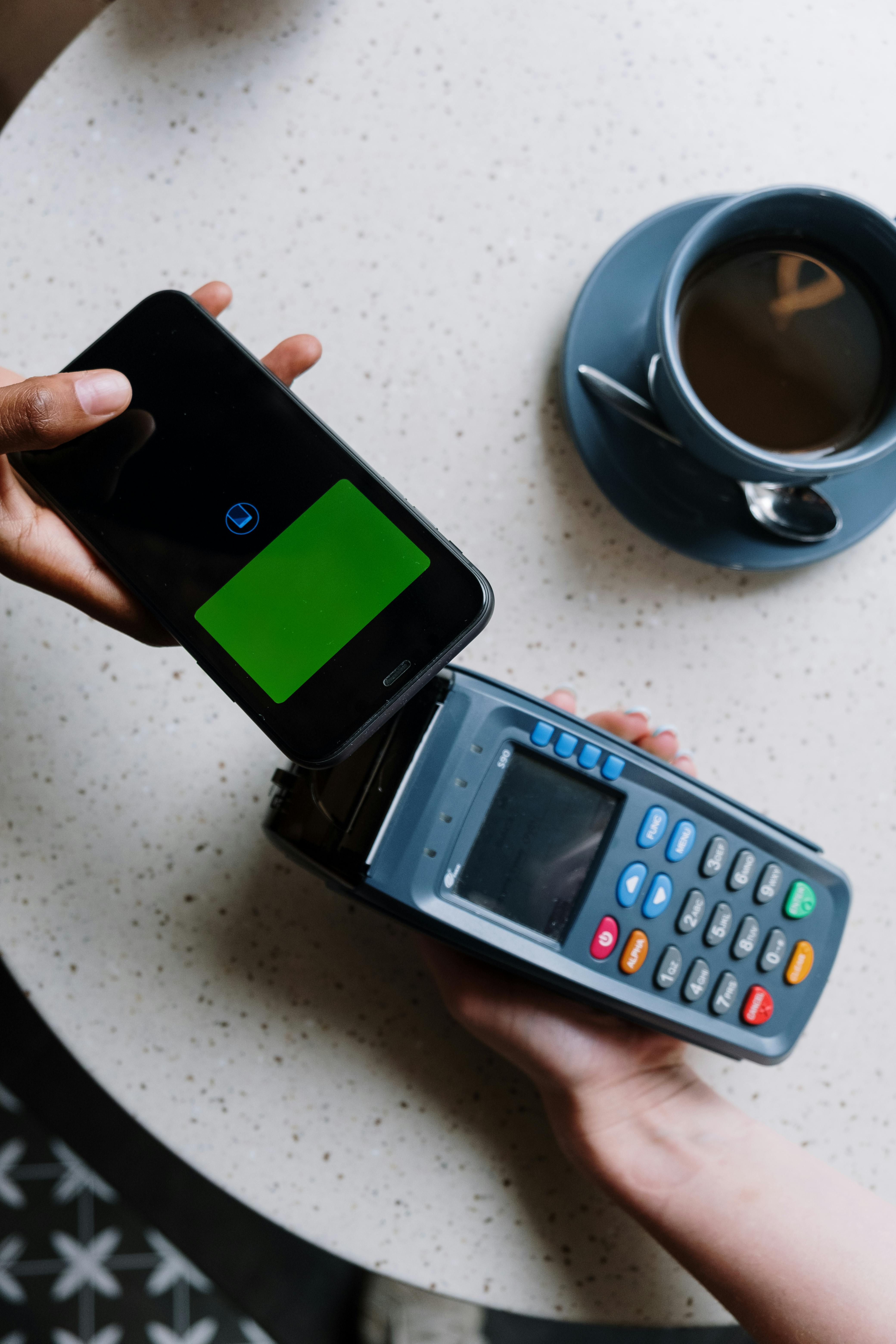 picture showing payment being made