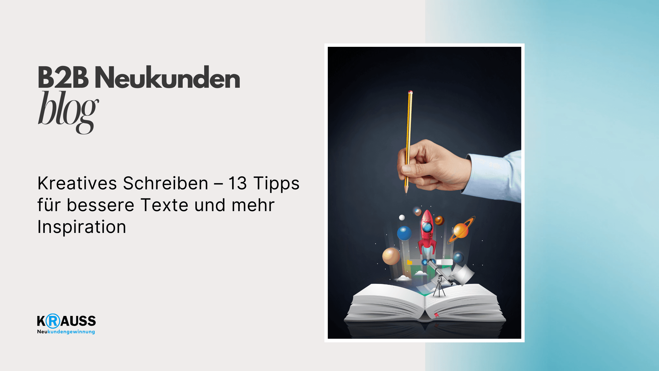 Kreatives Schreiben – 13 Tipps für bessere Texte und mehr Inspiration