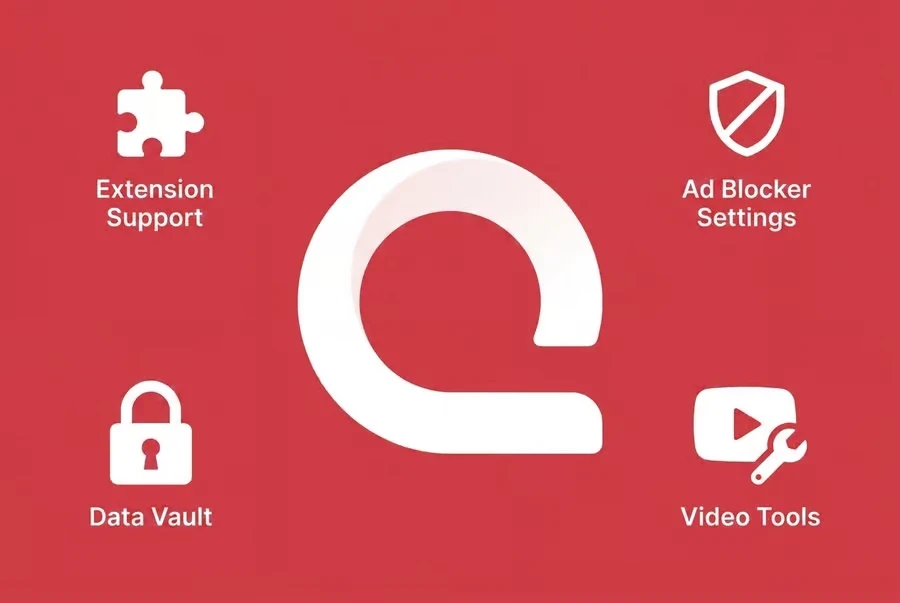 Quetta browser supports extension, adblock, video tools, data privacy