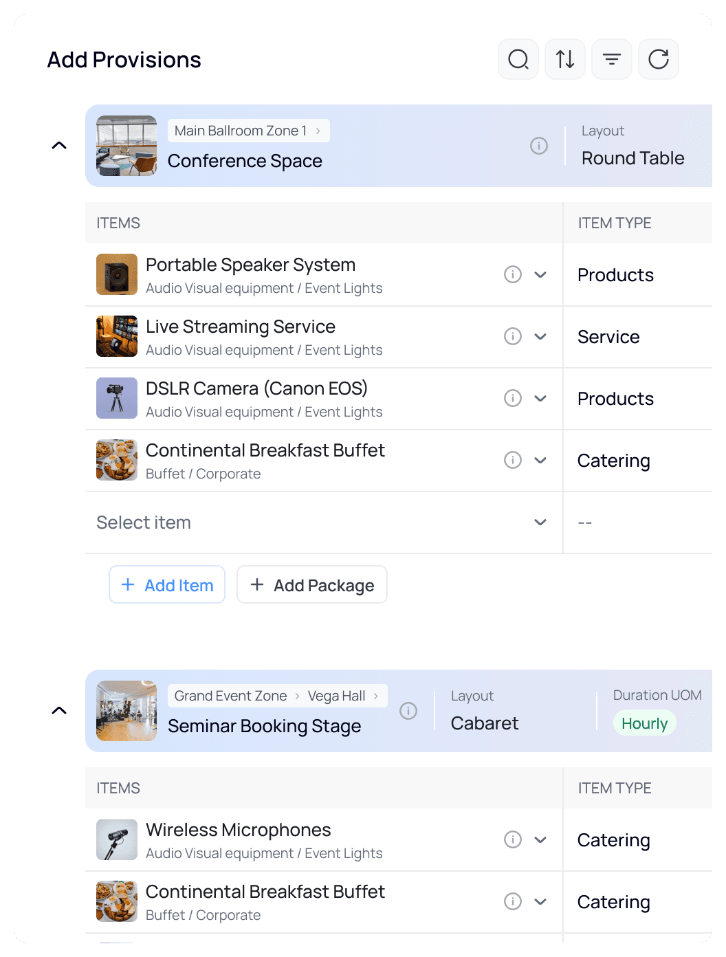 An image of Freelio's budget ui