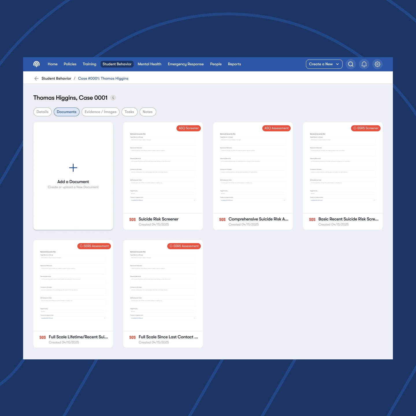 An image showing Impact Suite software solution of compliance and training where a school staff member can see tall the tasks they need to complete and all the tasks they have completed