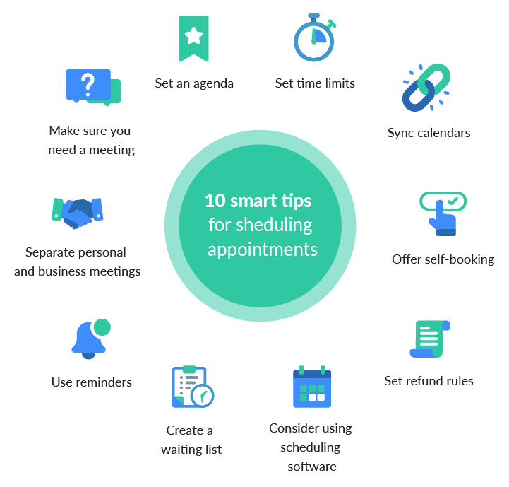 10 smart tips for scheduling appointments