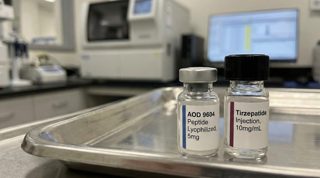 AOD 9604 with tirzepatide