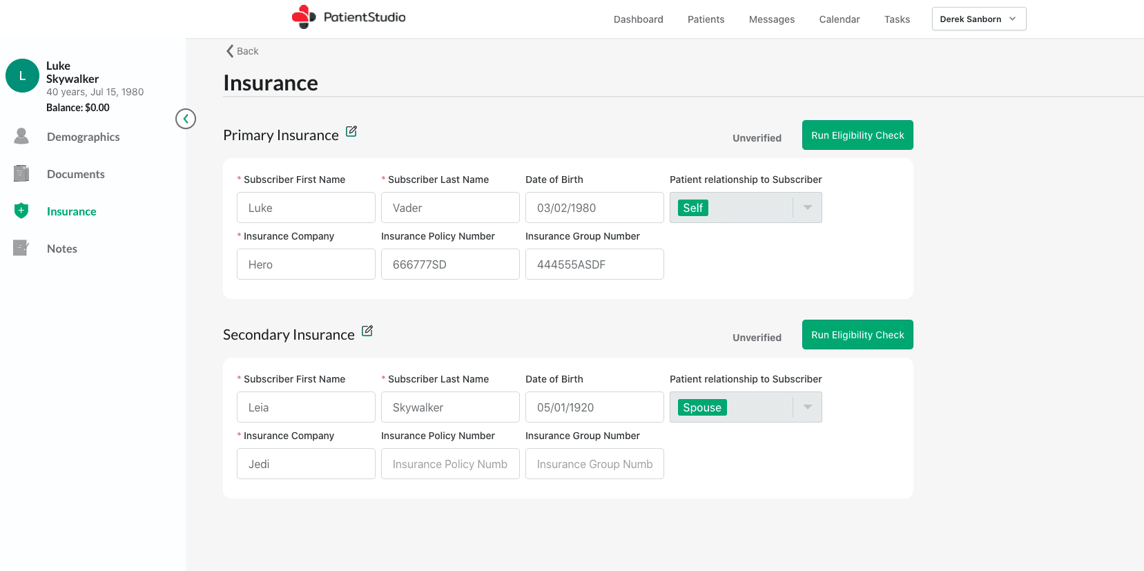 PatientStudio Eligibility Check will automatically check patient eligibility for a treatment prior to provider service.