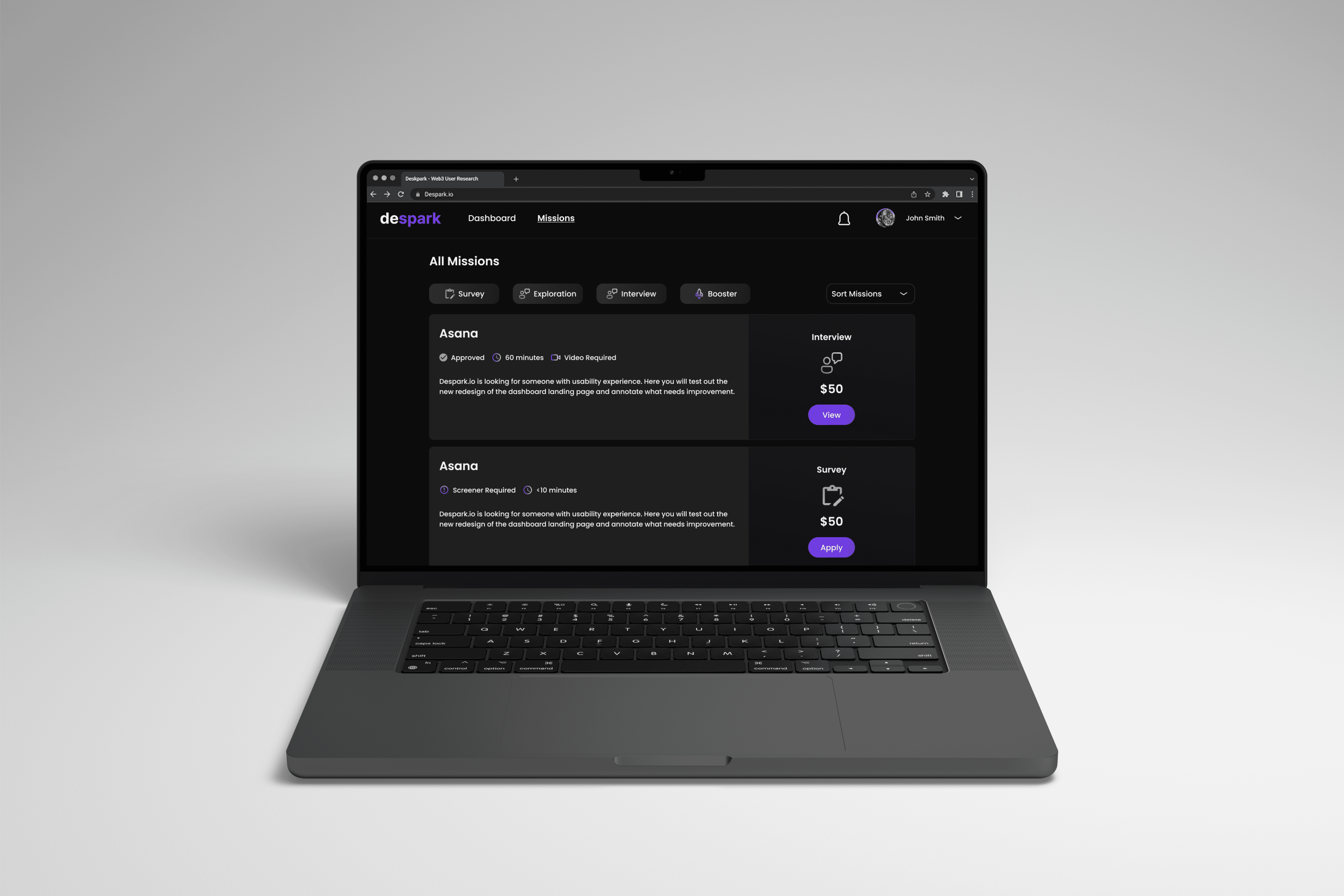 Minimalist coffee can design in hand – black and white packaging with bold typography