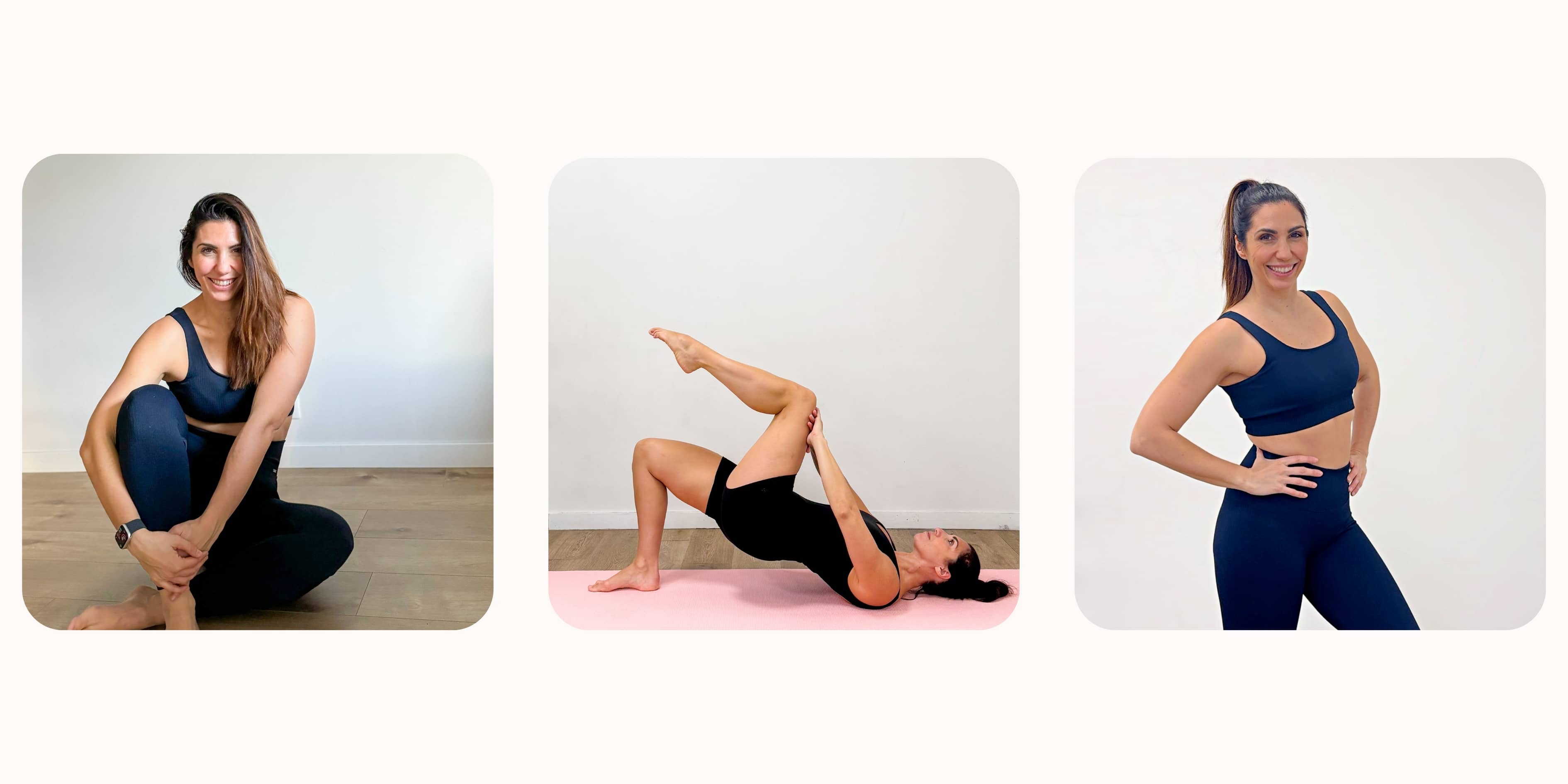 Photos de Caroline Rinaudo fondatrice de l'application de sport FitMum France.