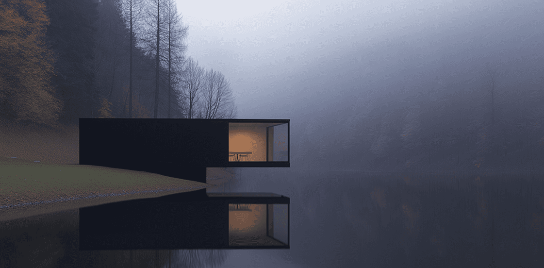 Futuristics Architect in nature