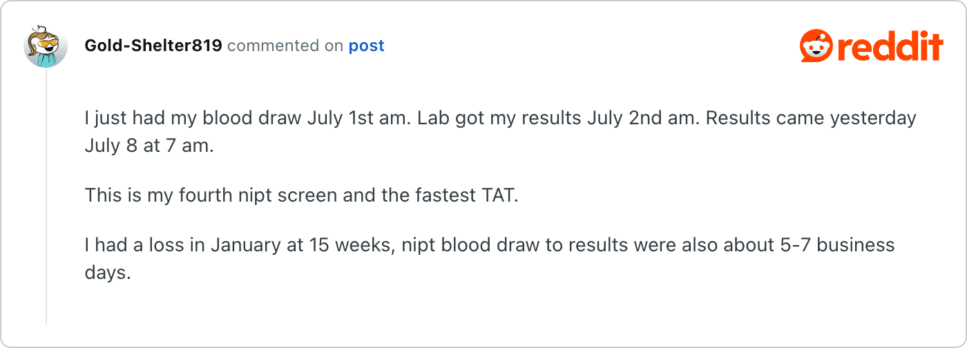 Post on Reddit