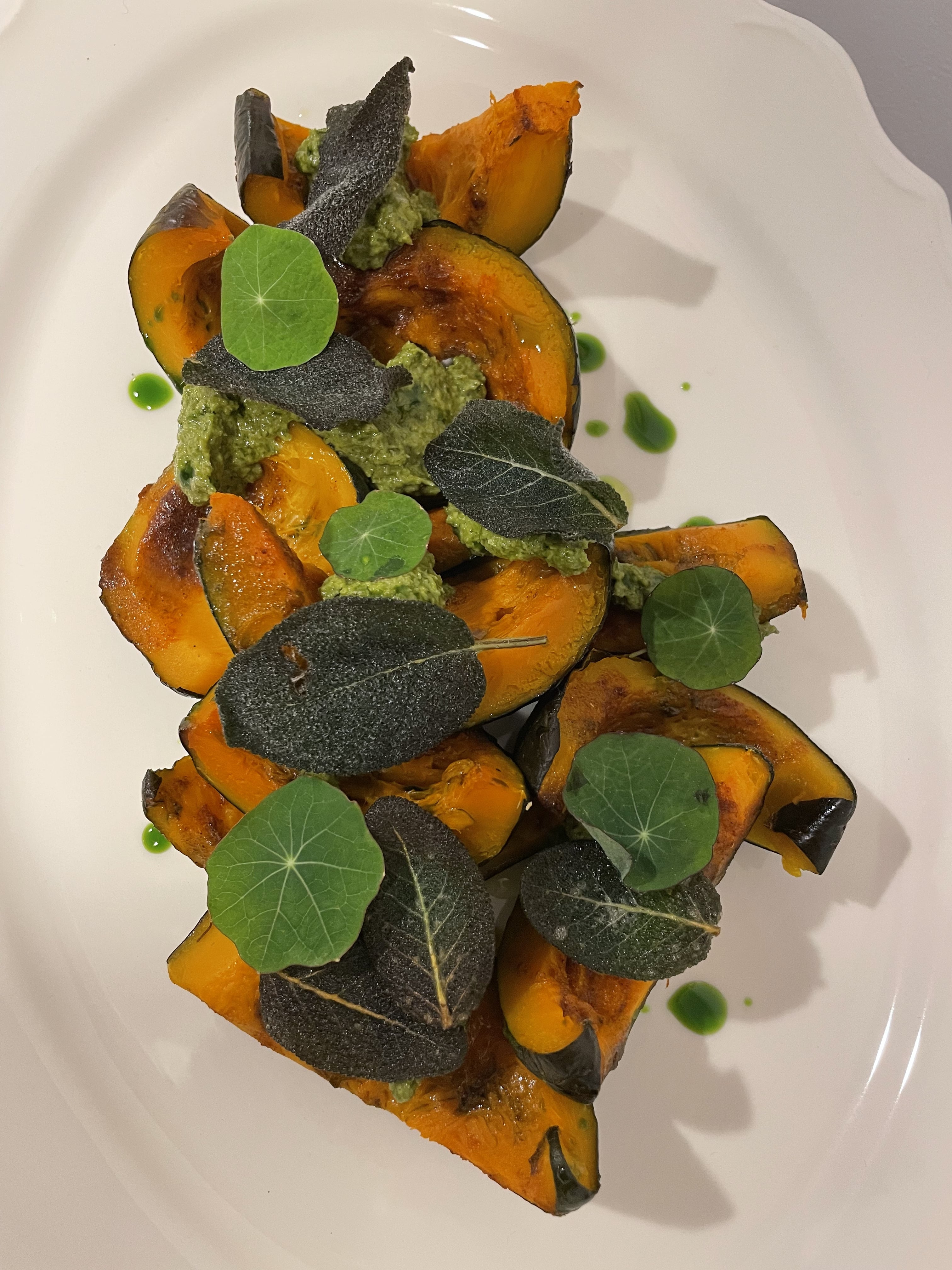 Squash and leaves