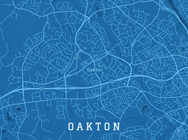 Oakton Virginia Map
