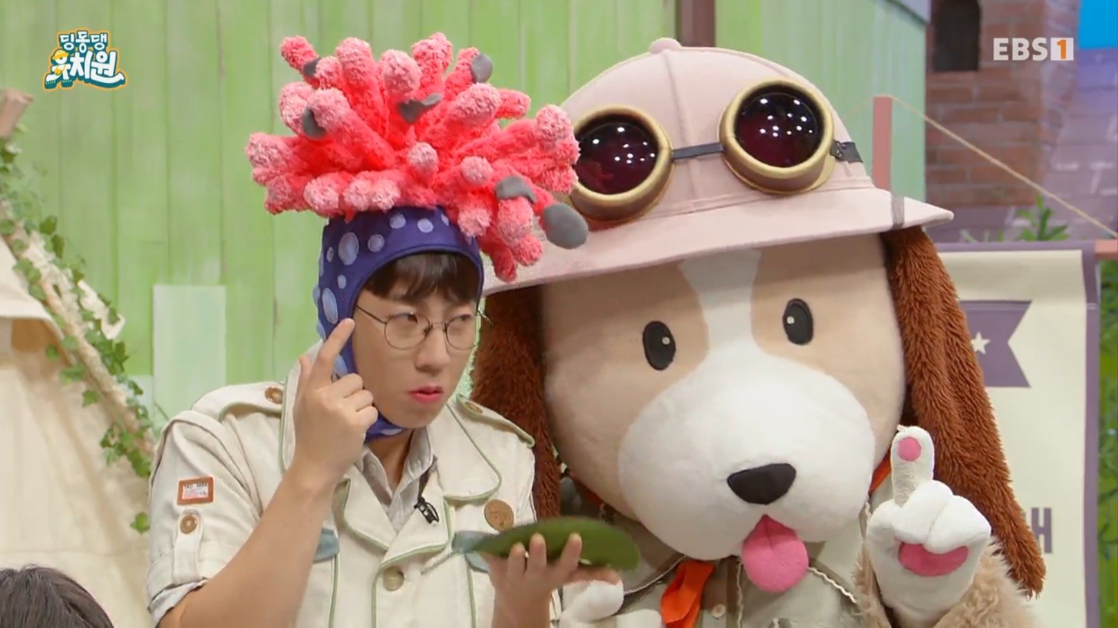 ebs props anemone hat 말미잘 모자 소품 제작