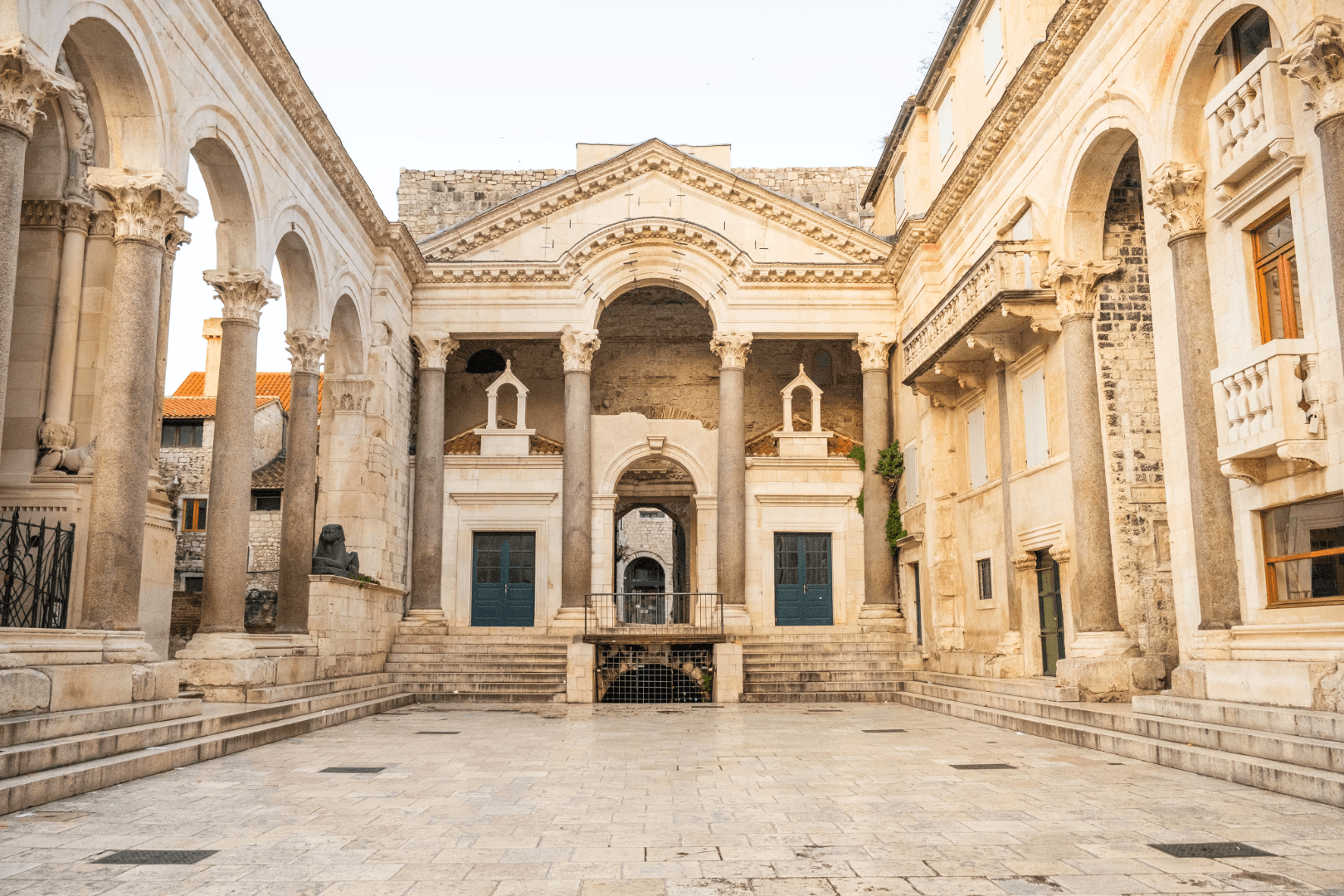 Le palais de l'empereur romain Dioclétien en Croatie