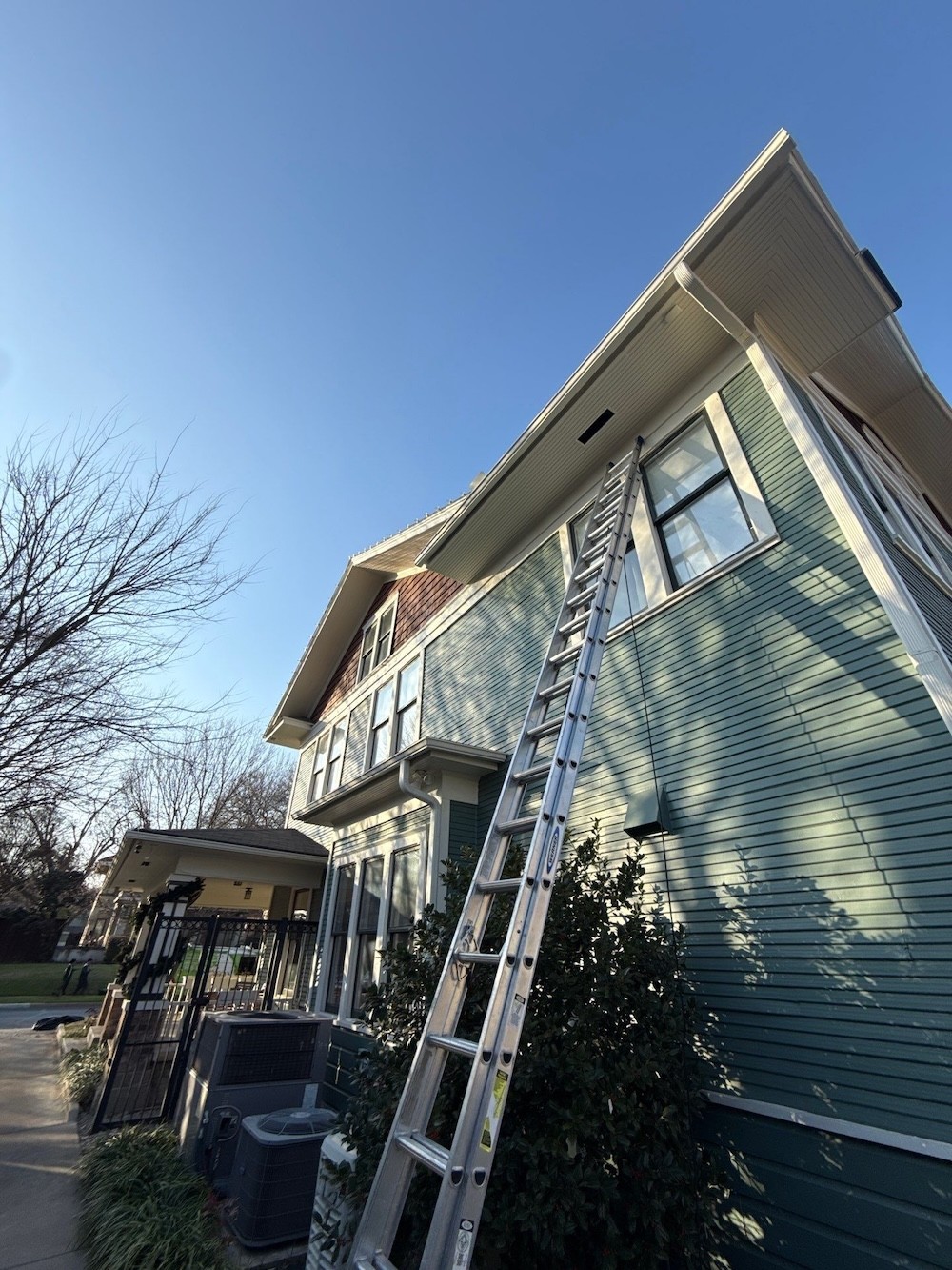 Fall roof inspection on a Dallas home by Arrington Roofing