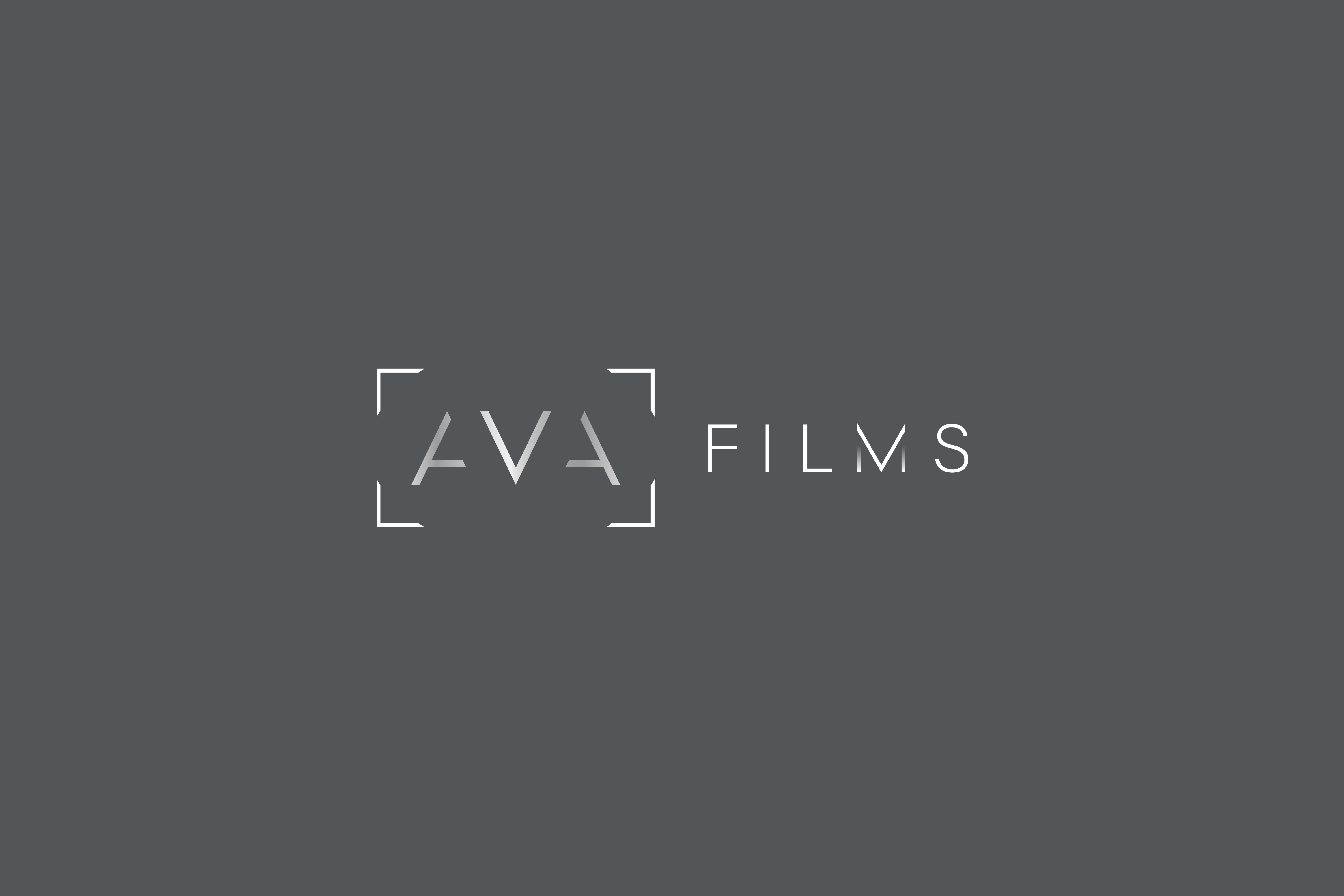 Modern AVA Films logo in a clean monochrome style, reflecting a contemporary and timeless approach to videography branding.