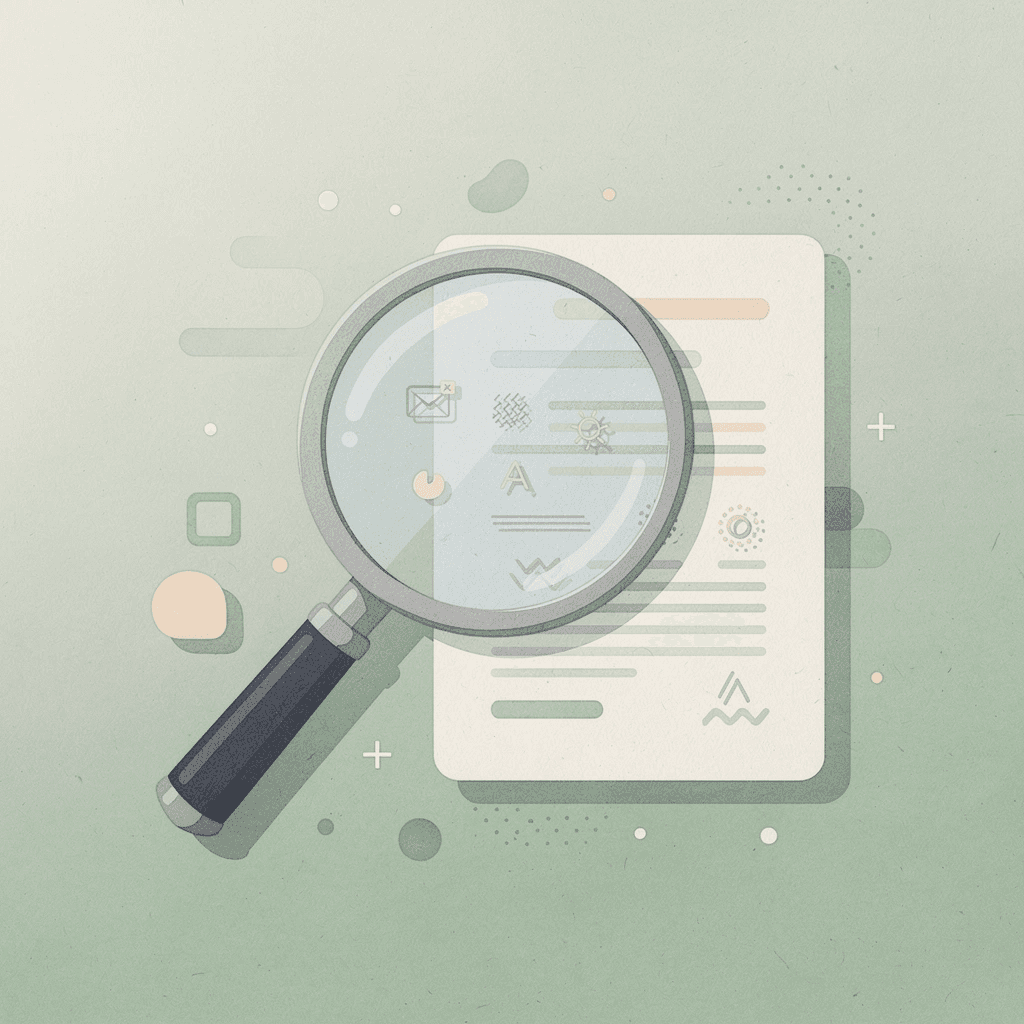 Magnifying glass examining eligibility requirements for HexClad settlement claim