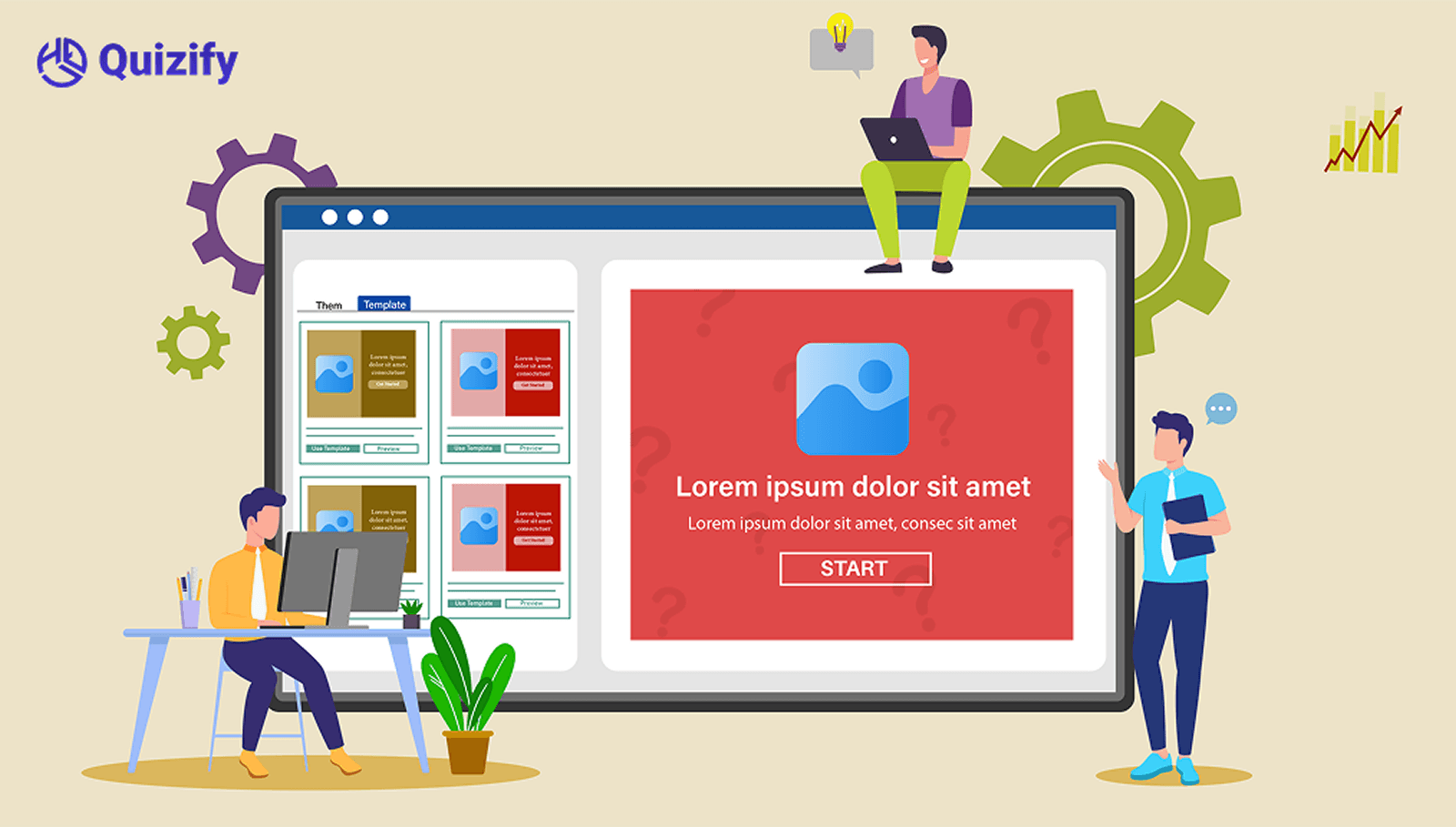Quizify.io Pre-Built Design & Templates