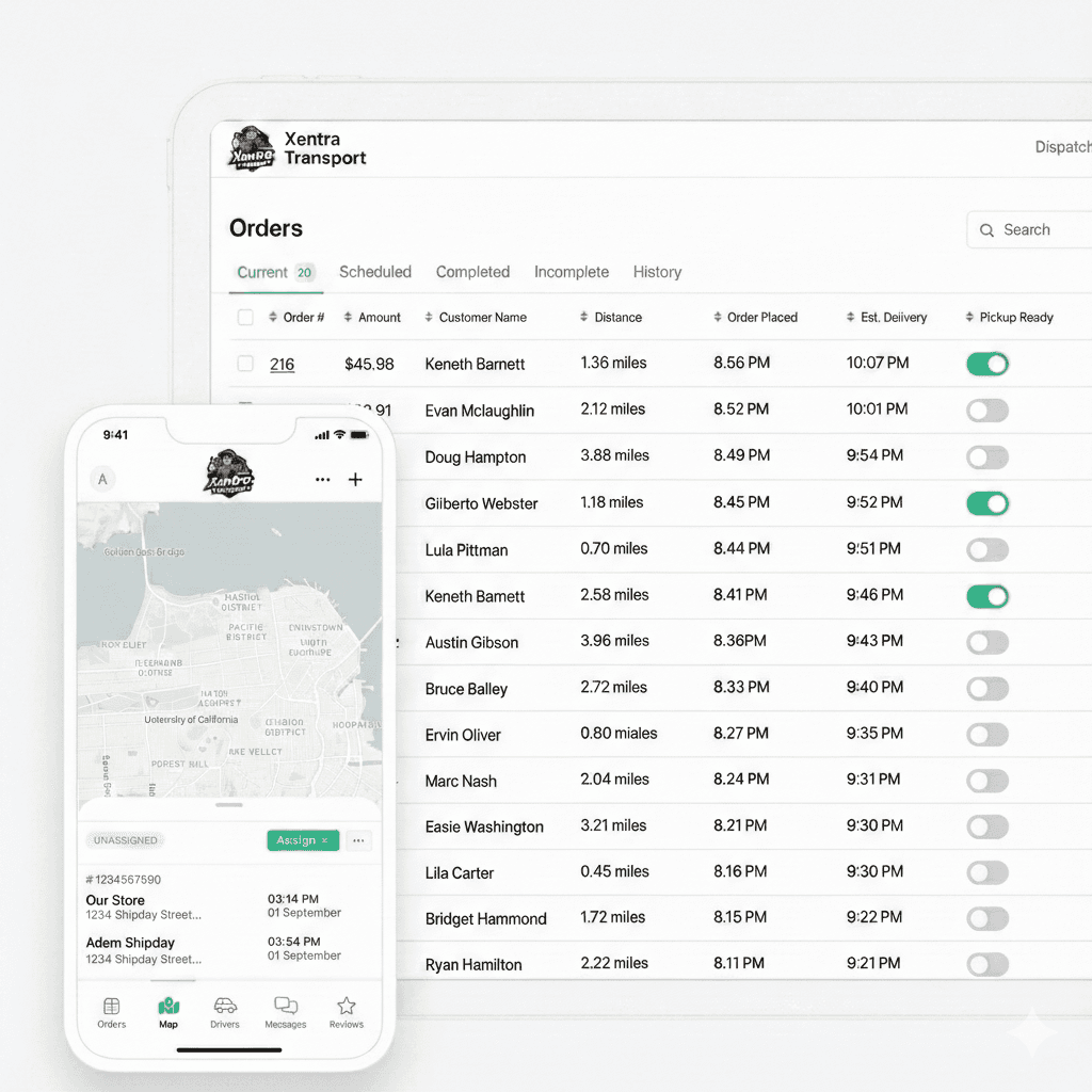 Xentra Transport GPS Tracking Technology