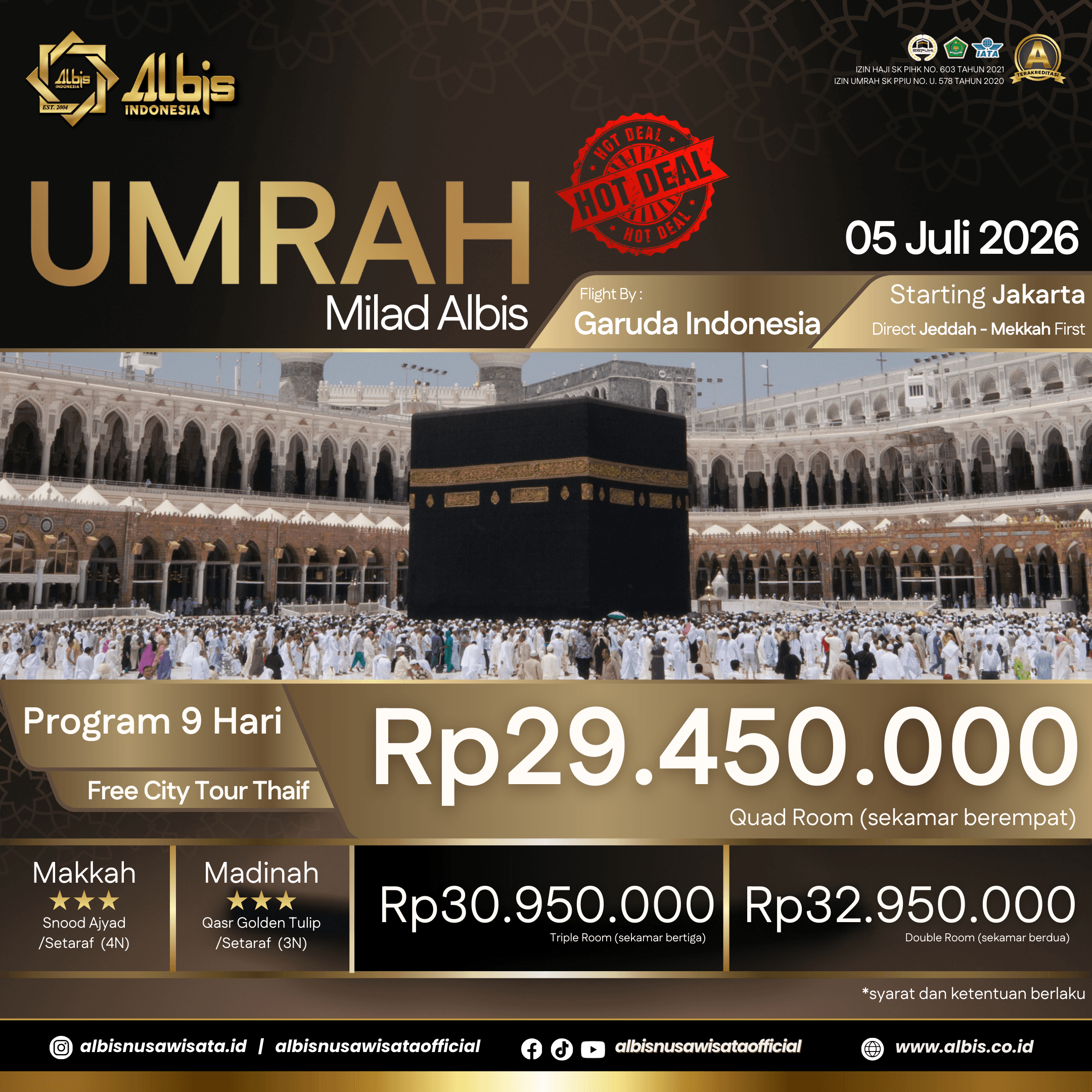 Umrah Product by Albis Nusa Wisata Indonesia
